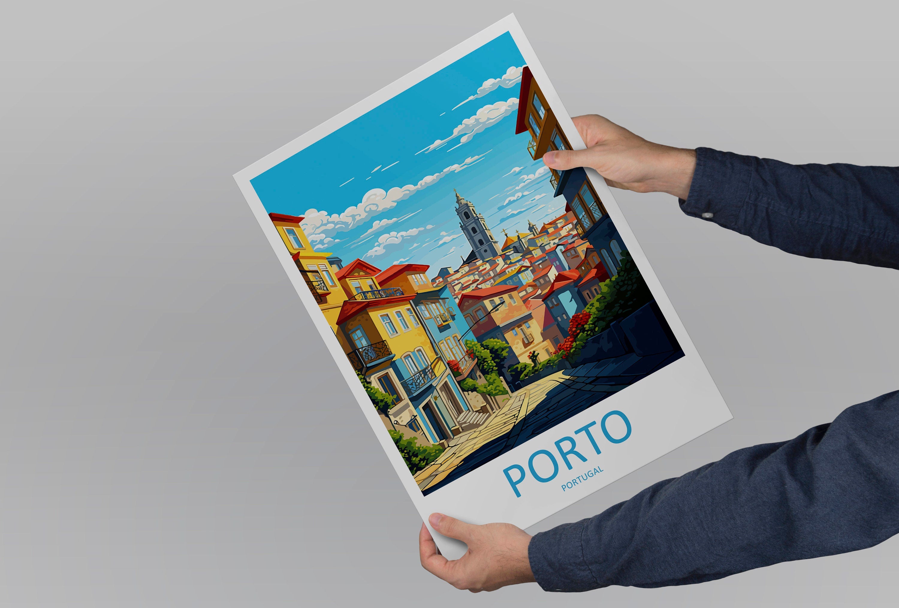 Porto Travel Print Wall Art Porto Wall Hanging Home Décor Porto Gift Art Lovers Portugal Art Lover Gift Porto Wall Décor Porto Travel Art