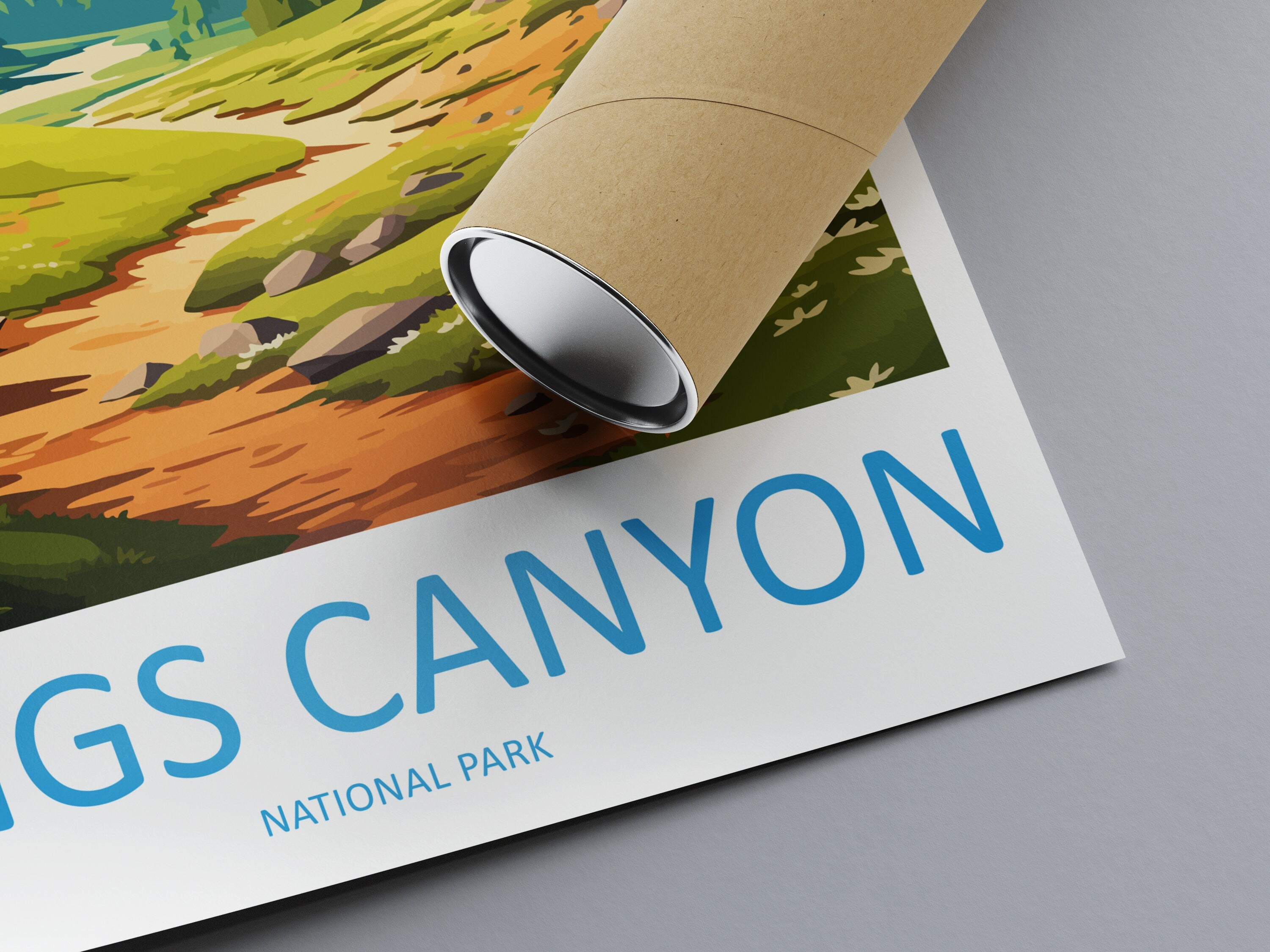 Kings Canyon National Park Travel Print Wall Art Kings Canyon National Park Wall Hanging Home Décor Kings Canyon National Park Gift Art