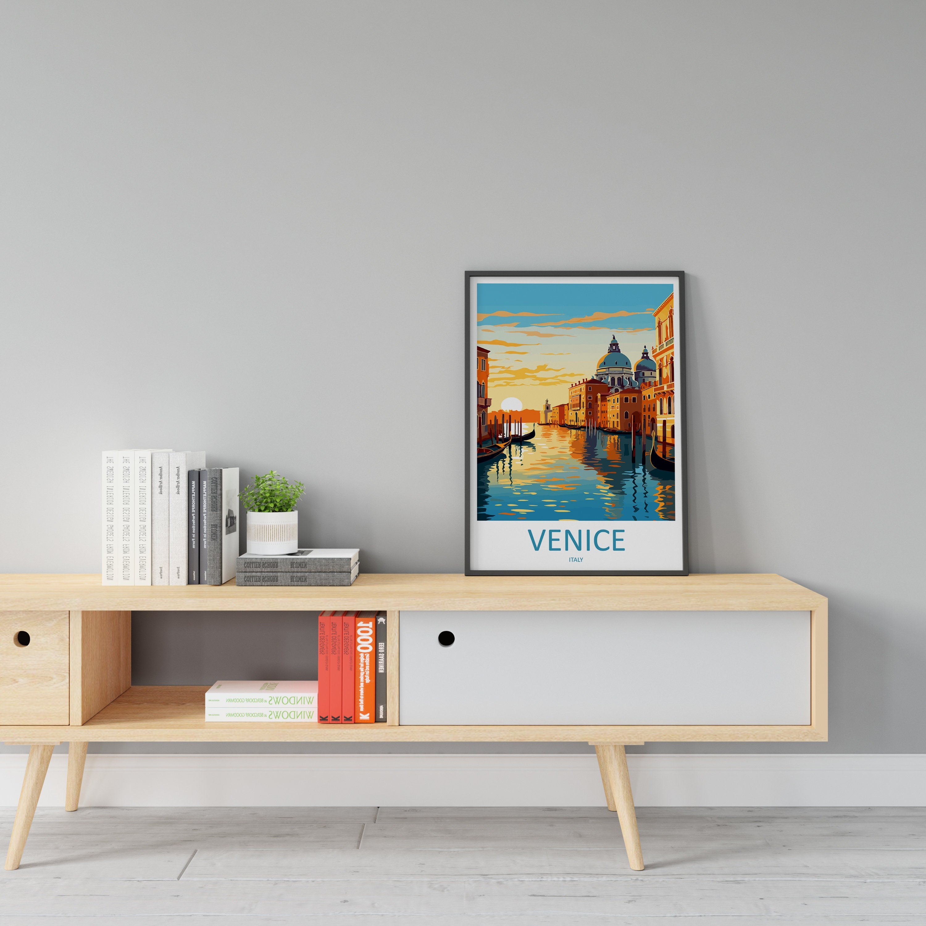 Venice Travel Print Wall Art Venice Italy Wall Hanging Home Decoration Venice Gift Art Lovers Wall Art Print Venice Italy St. Mark's Square