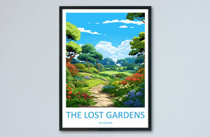 The Lost Gardens Of Heligan Travel Print Wall Art The Lost Gardens Of Heligan Wall Hanging Home Décor The Lost Gardens Of Heligan Gift Art