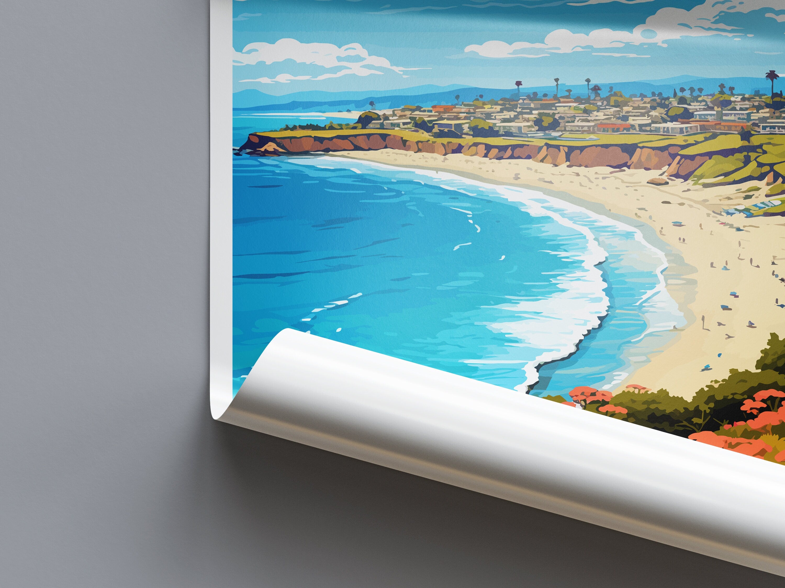 Dana Point Travel Print Wall Art Dana Point Wall Hanging Home Décor Dana Point Gift Art Lovers California Art Lover Gift