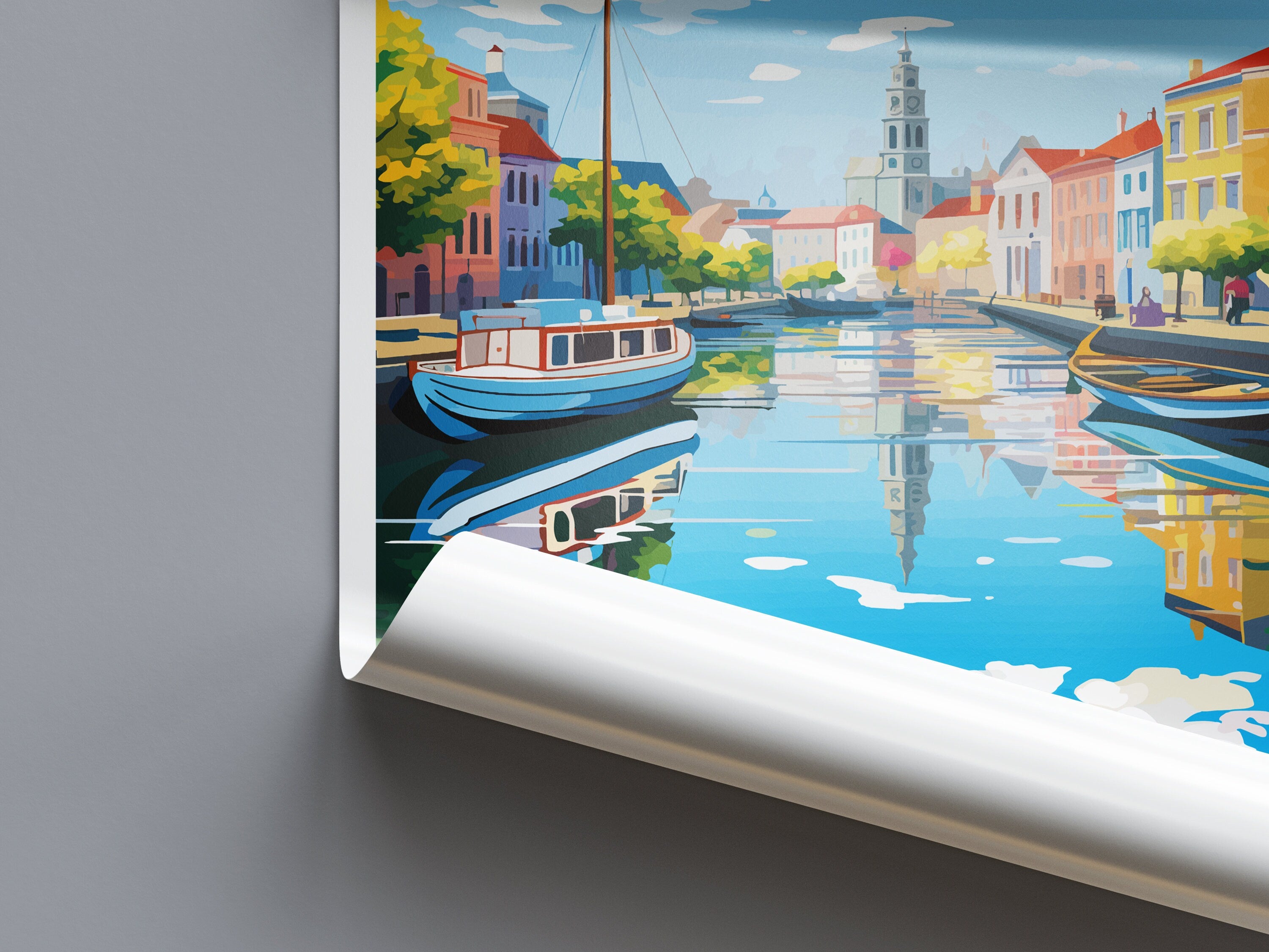 Aveiro Travel Print Wall Art Aveiro Wall Hanging Home Décor Aveiro Gift Art Lovers Portugal Art Lover Gift Aveiro Wall Décor Print