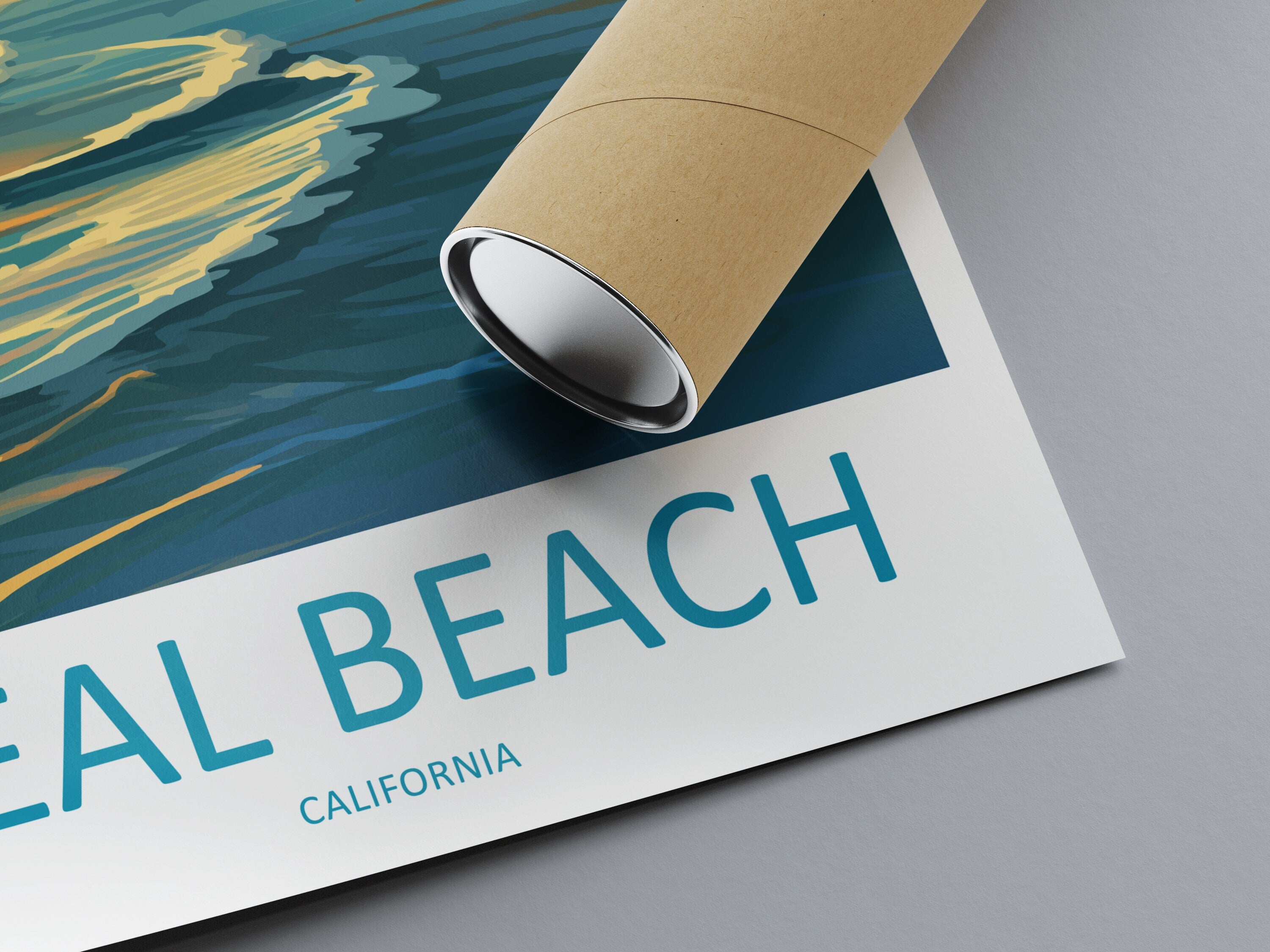 Seal Beach Travel Print Wall Art Seal Beach Wall Hanging Home Décor Seal Beach Gift Art Lovers California Art Lover Gift