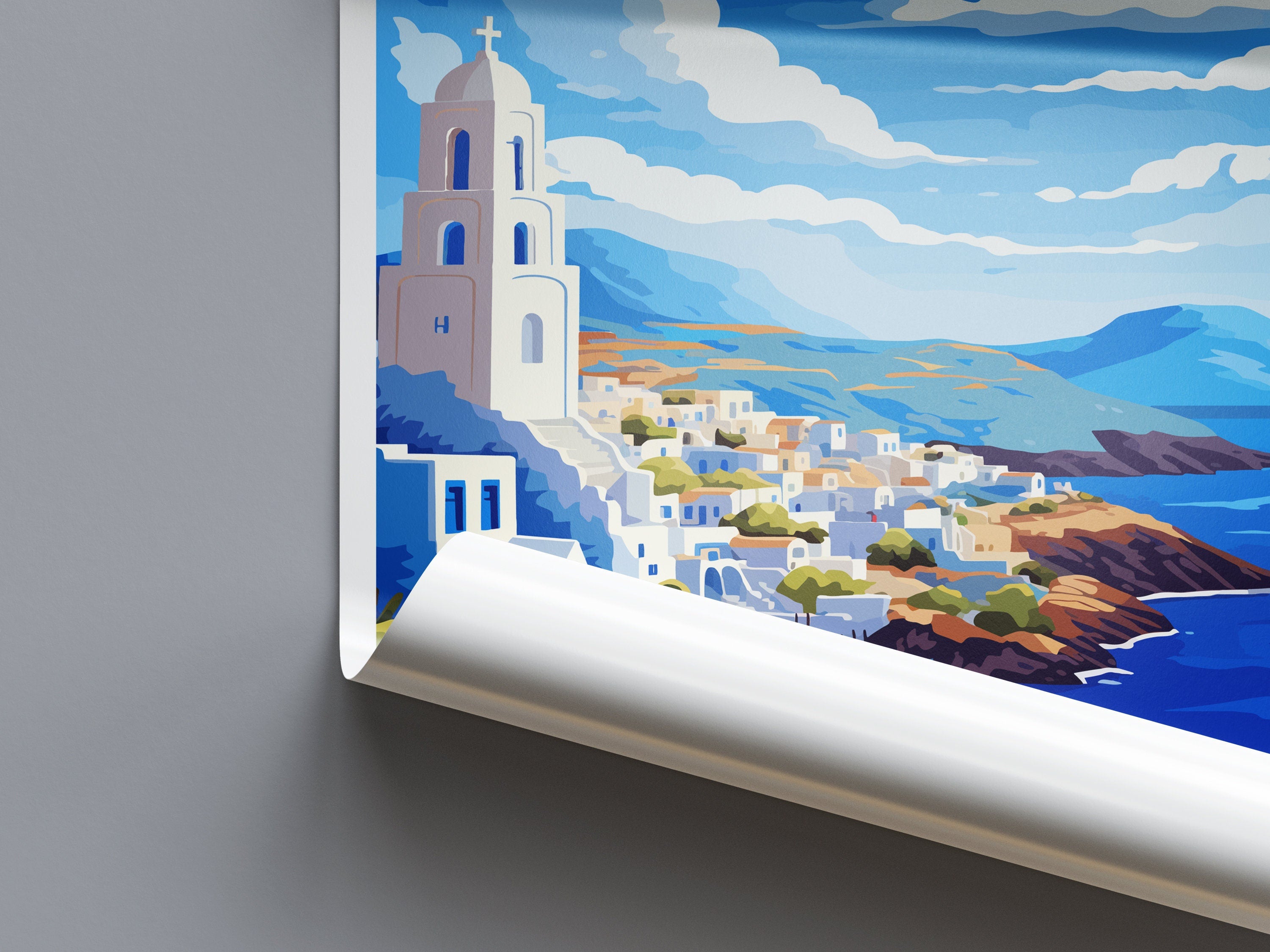 Sifnos Travel Print Wall Art Sifnos Greece Wall Hanging Home Decoration Sifnos Gift Art Lovers Wall Art Print Sifnos Greece Wall Art