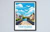 Thetford Travel Print Wall Art Thetford Wall Hanging Home Décor Thetford Gift Art Lovers England Art Lover Gift Thetford Art