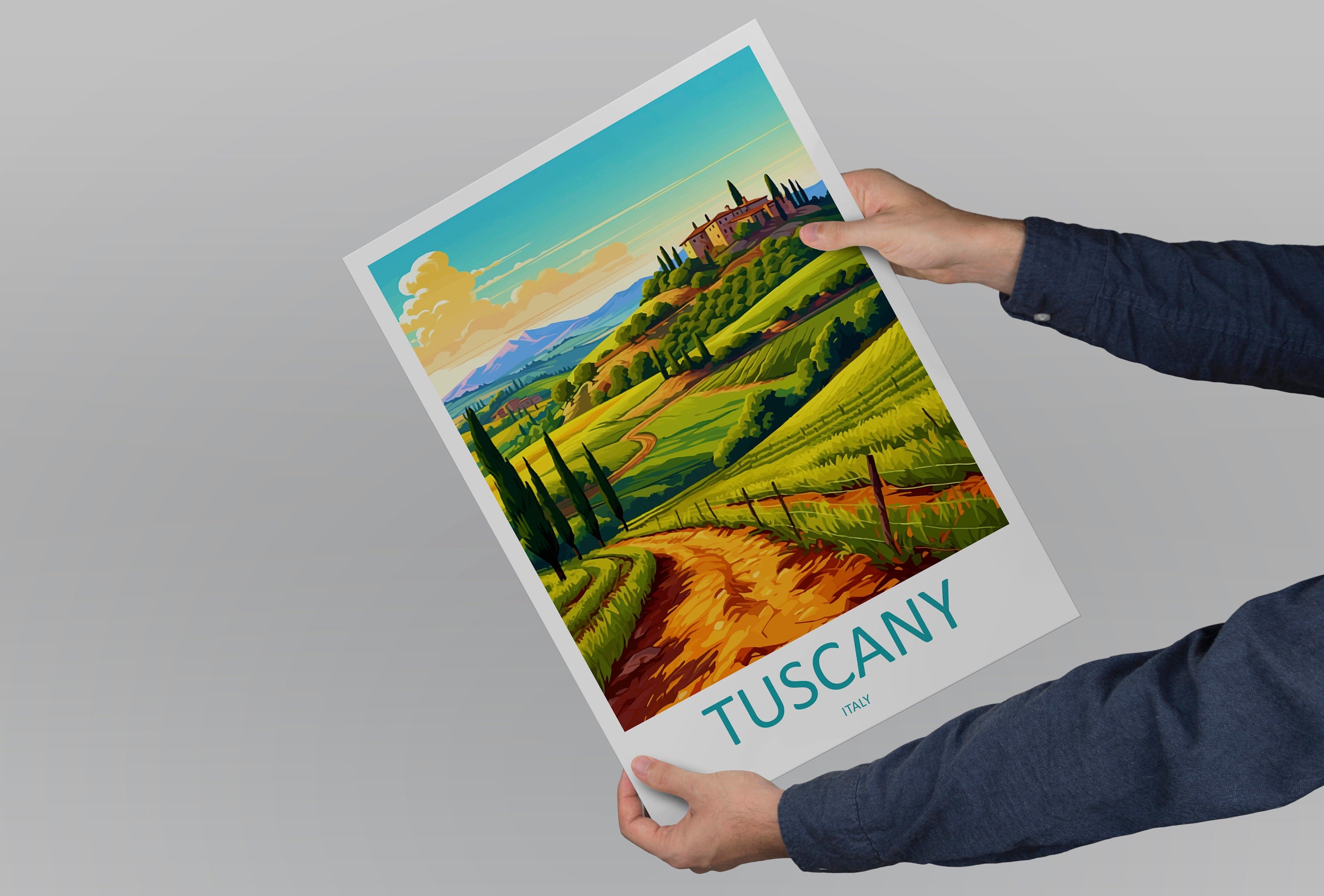 Tuscany Travel Print Wall Art Tuscany Italy Wall Hanging Home Decoration Tuscany Gift Art Lovers Wall Art Print Tuscany Italy Art Tuscany