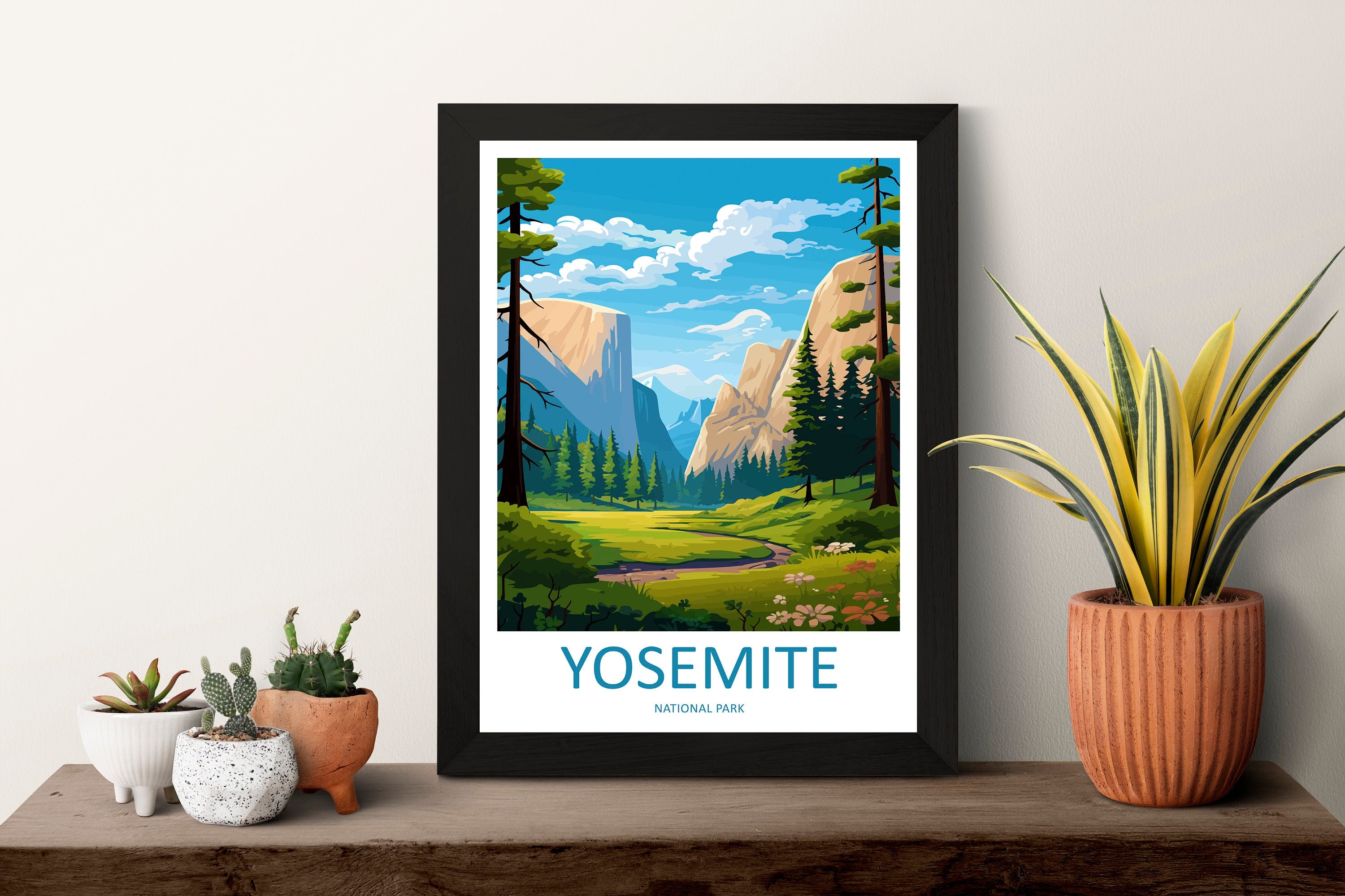 Yosemite Travel Print Wall Art Yosemite Wall Hanging Home Decor National Park Gift Yosemite Lovers National Park Wall Yosemite National Park