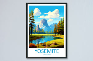 Yosemite Travel Print Wall Art Yosemite Wall Hanging Home Decor National Park Gift Yosemite Lovers National Park Wall Yosemite National Park