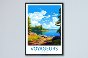 Voyageurs National Park Travel Print Wall Art Voyageurs National Park Wall Hanging Home Décor Voyageurs National Park Art Gift Poster