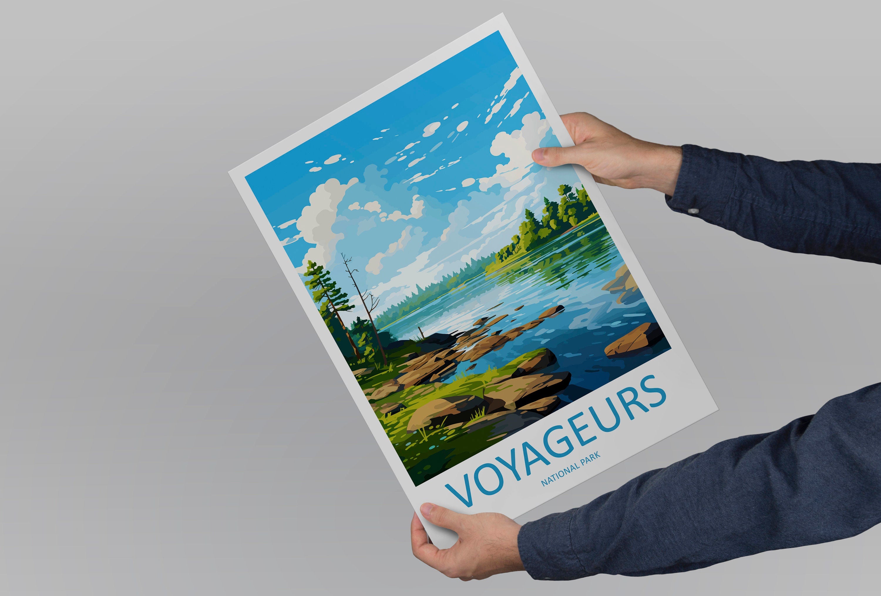 Voyageurs National Park Travel Print Wall Art Voyageurs National Park Wall Hanging Home Décor Voyageurs National Park Art Gift Poster