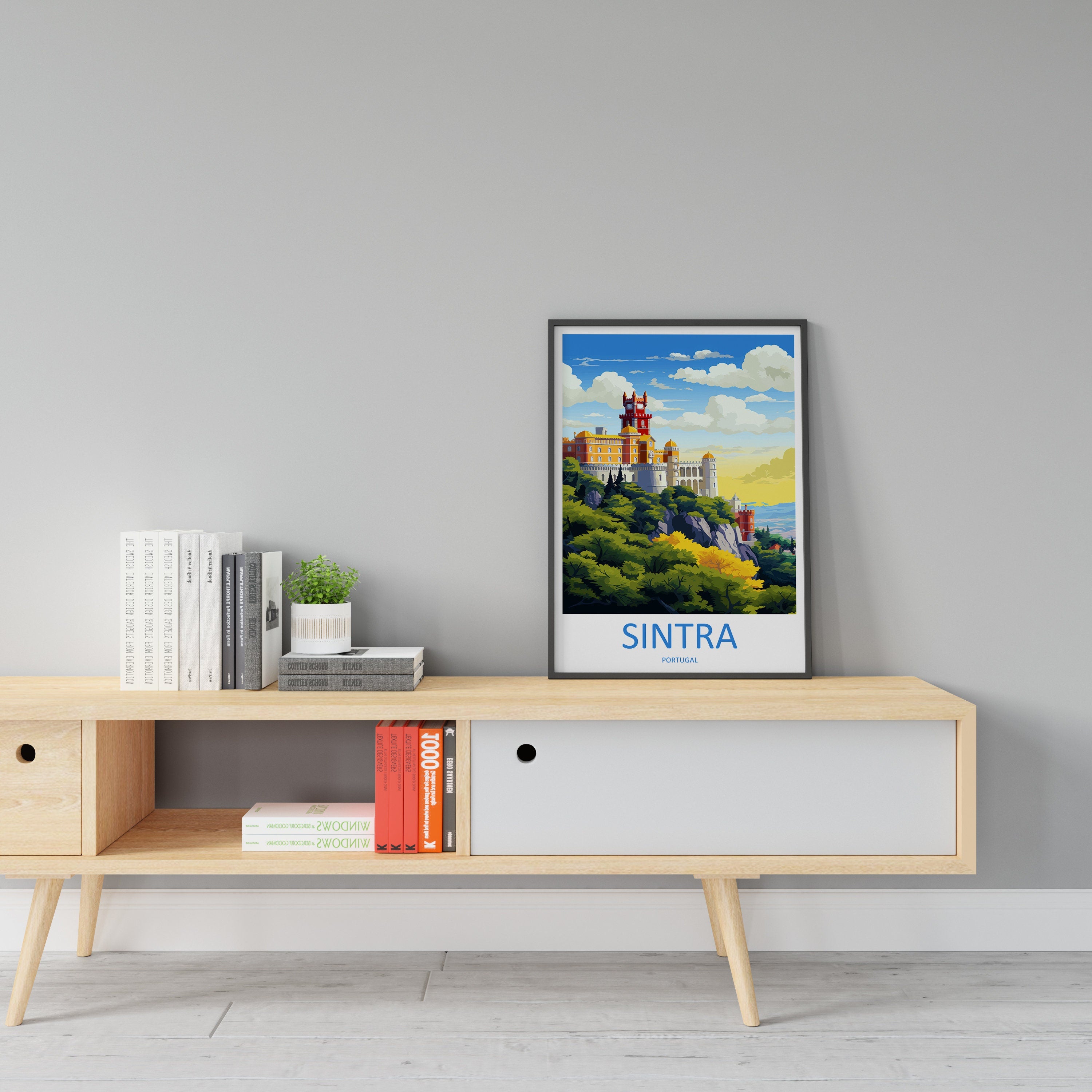 Sintra Travel Print Wall Art Sintra Wall Hanging Home Décor Sintra Gift Art Lovers Portugal Art Lover Gift Sintra Wall Décor Sintra Travel