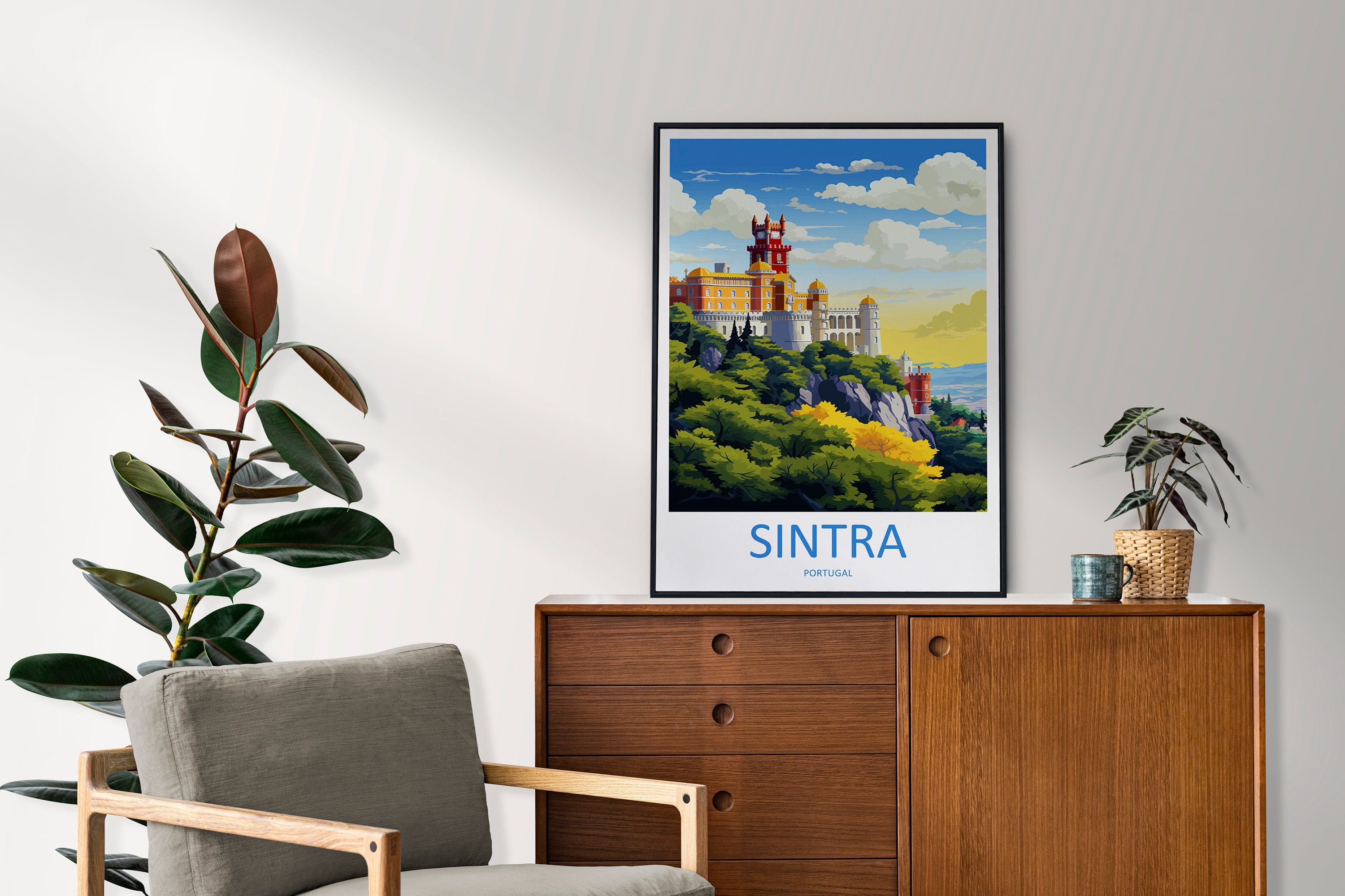 Sintra Travel Print Wall Art Sintra Wall Hanging Home Décor Sintra Gift Art Lovers Portugal Art Lover Gift Sintra Wall Décor Sintra Travel