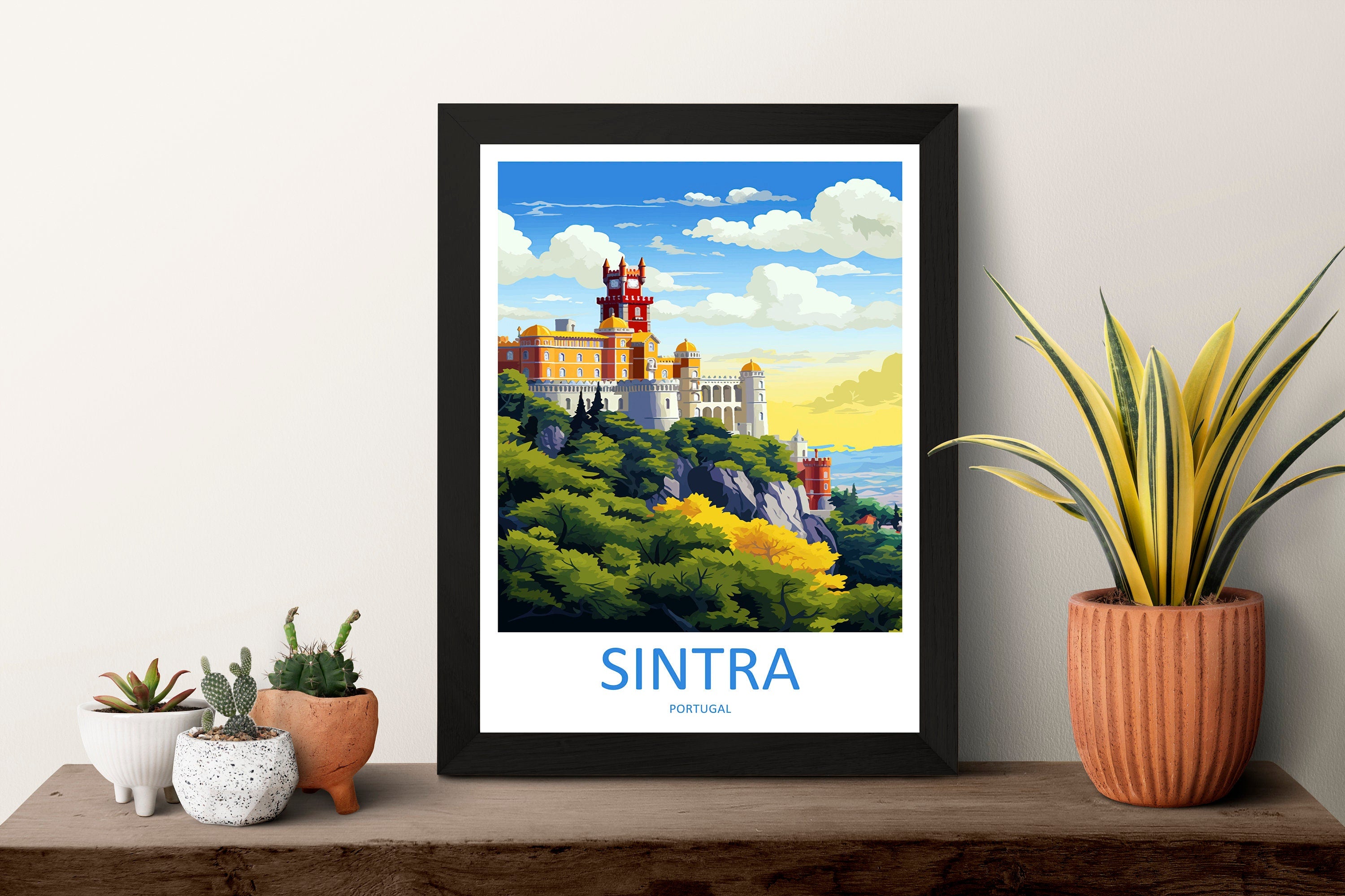 Sintra Travel Print Wall Art Sintra Wall Hanging Home Décor Sintra Gift Art Lovers Portugal Art Lover Gift Sintra Wall Décor Sintra Travel