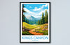 Kings Canyon National Park Travel Print Wall Art Kings Canyon National Park Wall Hanging Home Décor Kings Canyon National Park Gift Art