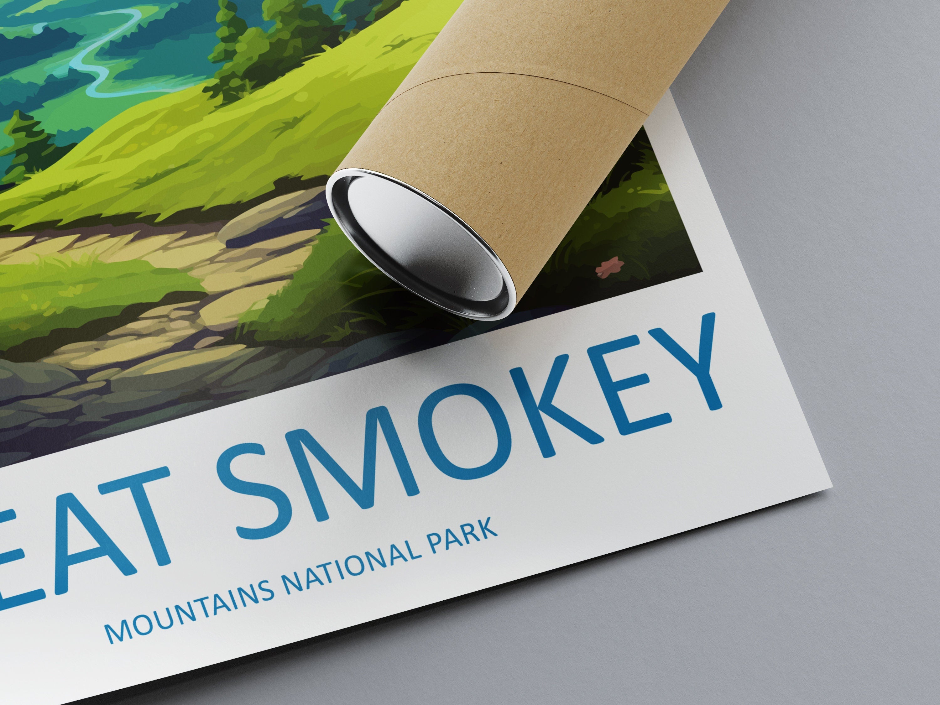 Great Smoky Mountains National Park Travel Print Wall Art Great Smoky Mountains National Park Wall Hanging Home Décor Great Smoky Mountains