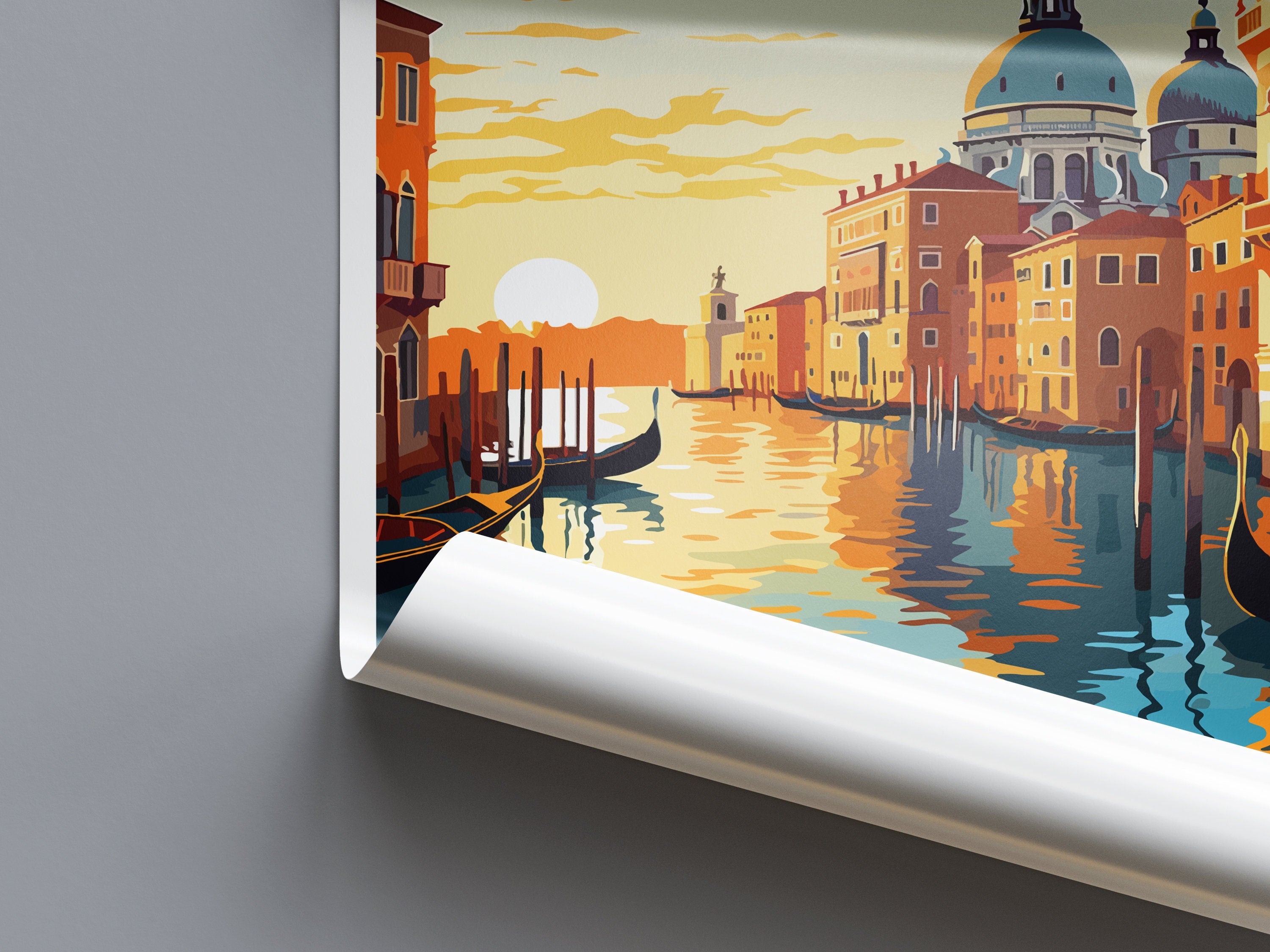 Venice Travel Print Wall Art Venice Italy Wall Hanging Home Decoration Venice Gift Art Lovers Wall Art Print Venice Italy St. Mark's Square