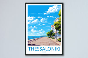 Thessaloniki Travel Print Wall Art Thessaloniki Greece Wall Hanging Home Decoration Thessaloniki Gift Art Lovers Wall Art Print Thessaloniki