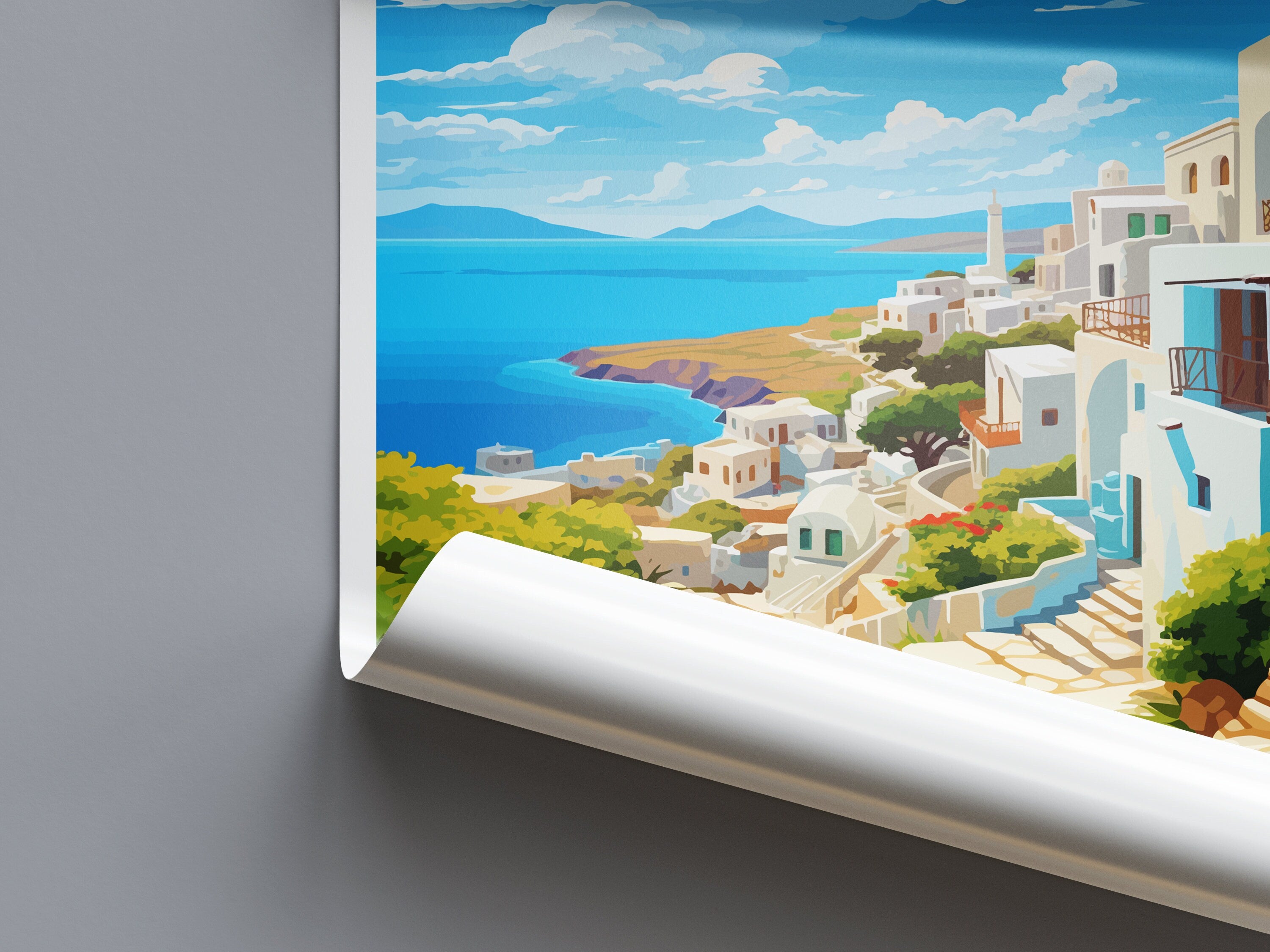 Serifos Travel Print Wall Art Serifos Greece Wall Hanging Home Decoration Serifos Gift Art Lovers Wall Art Print Serifos Greece Wall Art