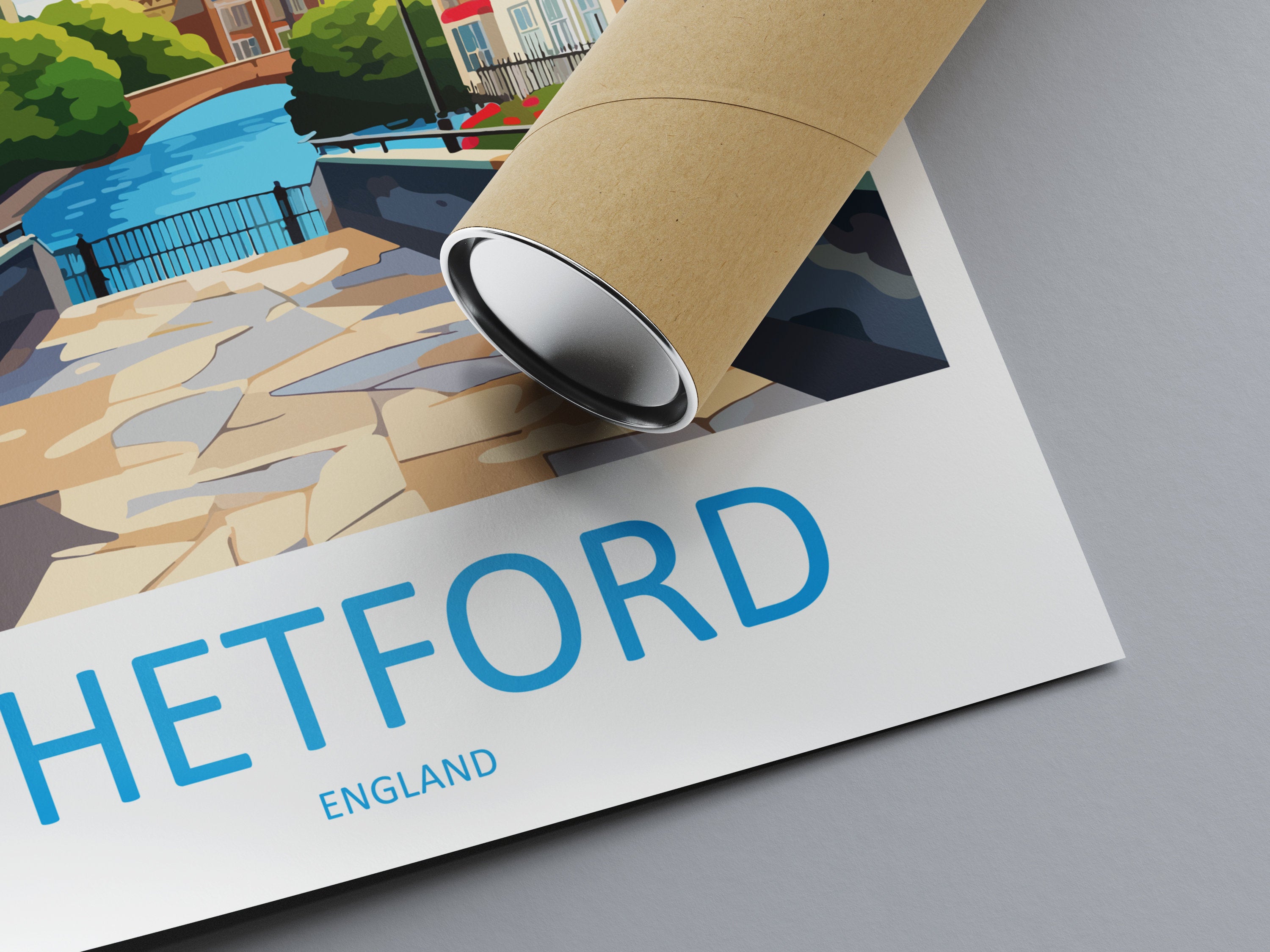 Thetford Travel Print Wall Art Thetford Wall Hanging Home Décor Thetford Gift Art Lovers England Art Lover Gift Thetford Art