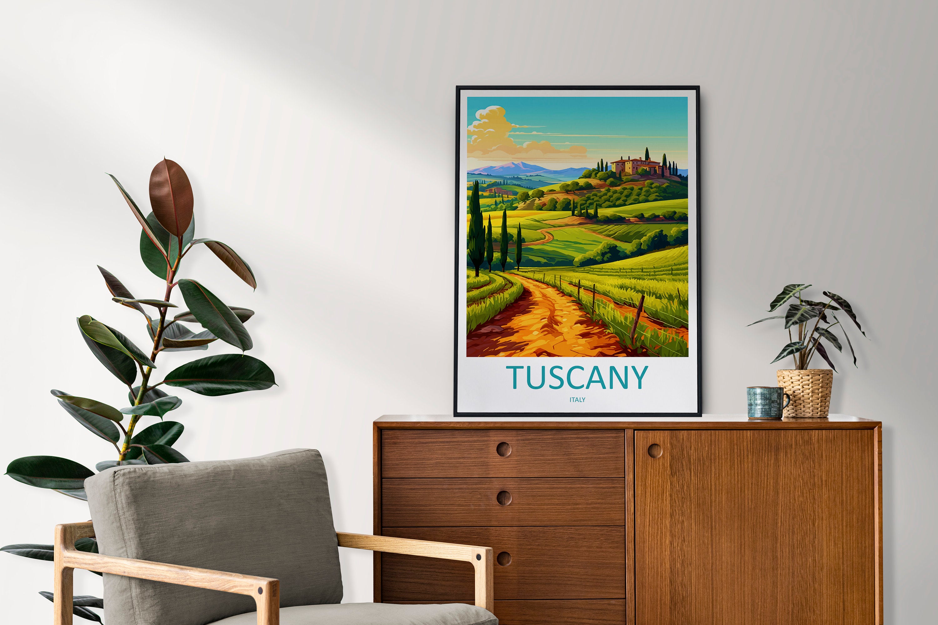 Tuscany Travel Print Wall Art Tuscany Italy Wall Hanging Home Decoration Tuscany Gift Art Lovers Wall Art Print Tuscany Italy Art Tuscany