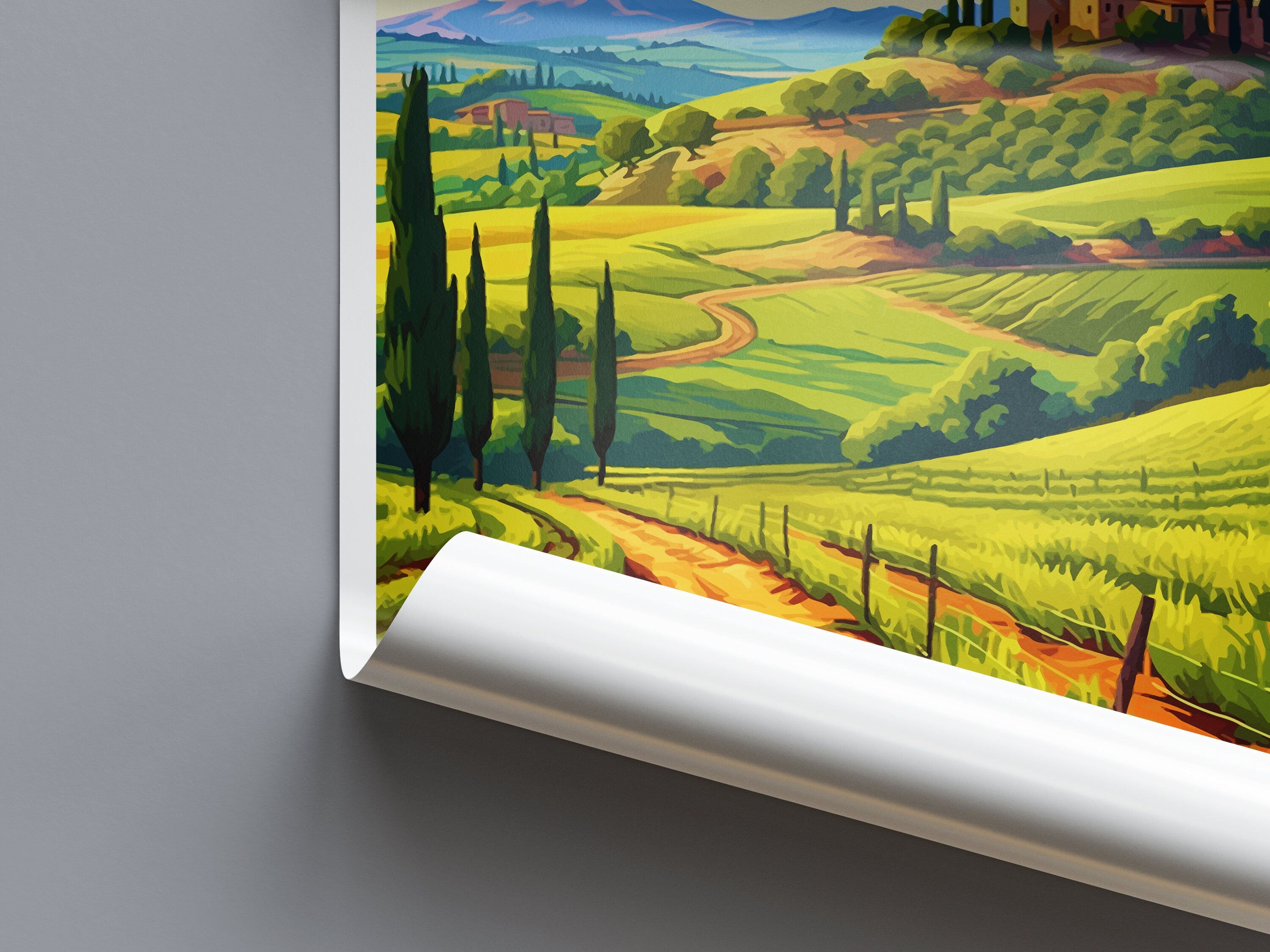 Tuscany Travel Print Wall Art Tuscany Italy Wall Hanging Home Decoration Tuscany Gift Art Lovers Wall Art Print Tuscany Italy Art Tuscany