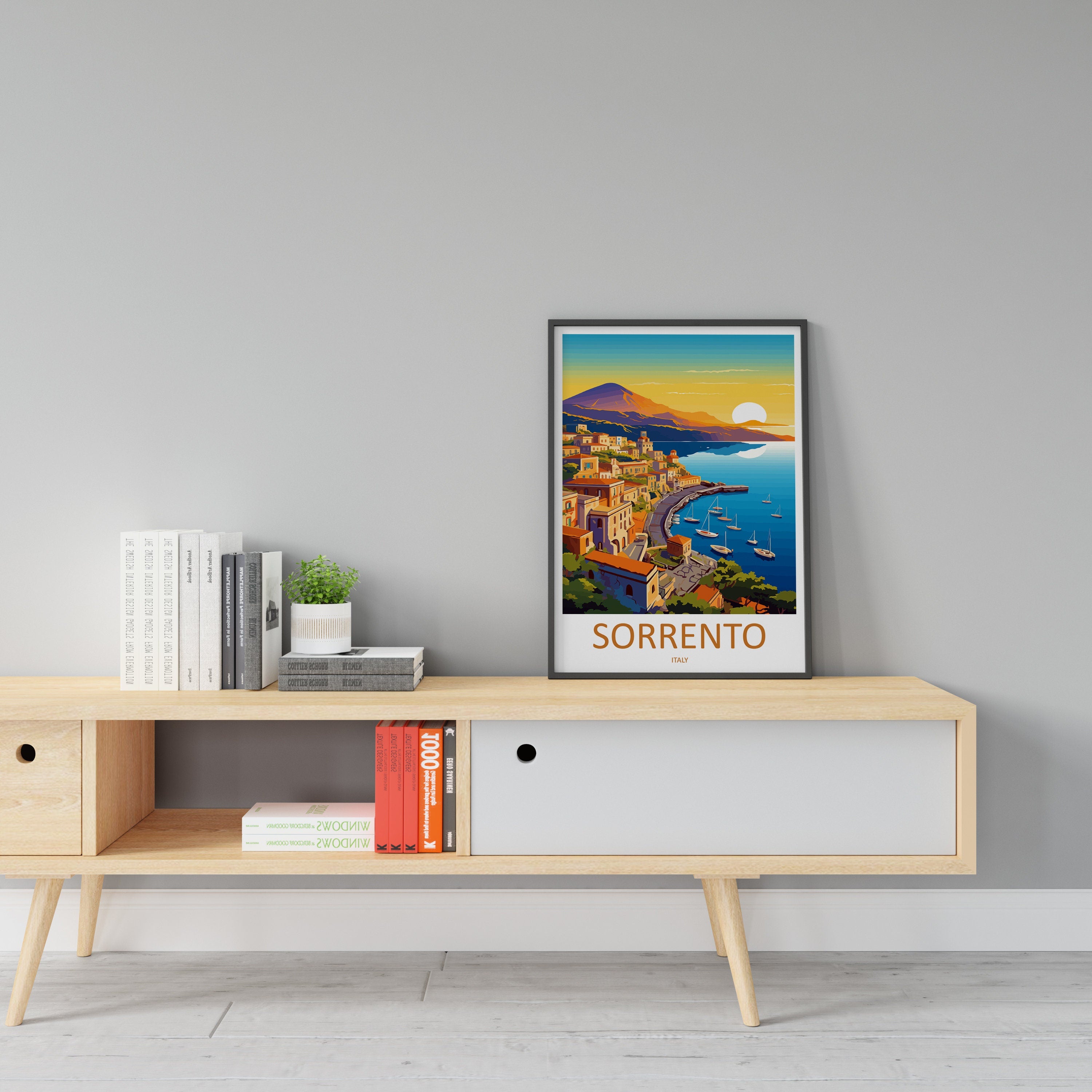 Sorrento Travel Print Wall Art Sorrento Wall Hanging Home Décor Sorrento Gift Art Lovers Italy Art Lover Gift Sorrento Print Sorrento Art