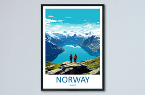 The Fjords Travel Print The Fjords Norway Home Décor The Fjords Art Print Norwegian Mountains Room Print For Scandinavian Mountains Gift Art