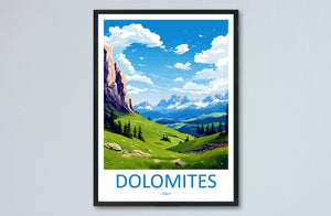 Dolomites Travel Print Dolomites Home Décor Dolomitic Alps Art Print Dolomite Mountains Room Print For Italian Mountains Gift Art Poster Art