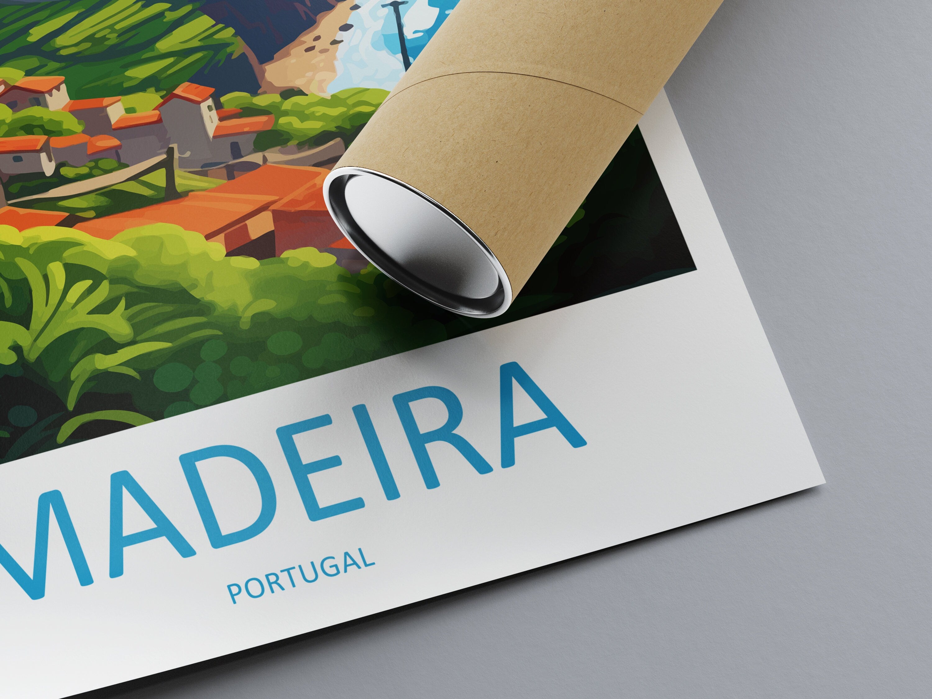 Madeira Travel Print Wall Art Madeira Wall Hanging Home Décor Madeira Gift Art Lovers Portugal Art Lover Gift Madeira Wall Décor Madeira Art