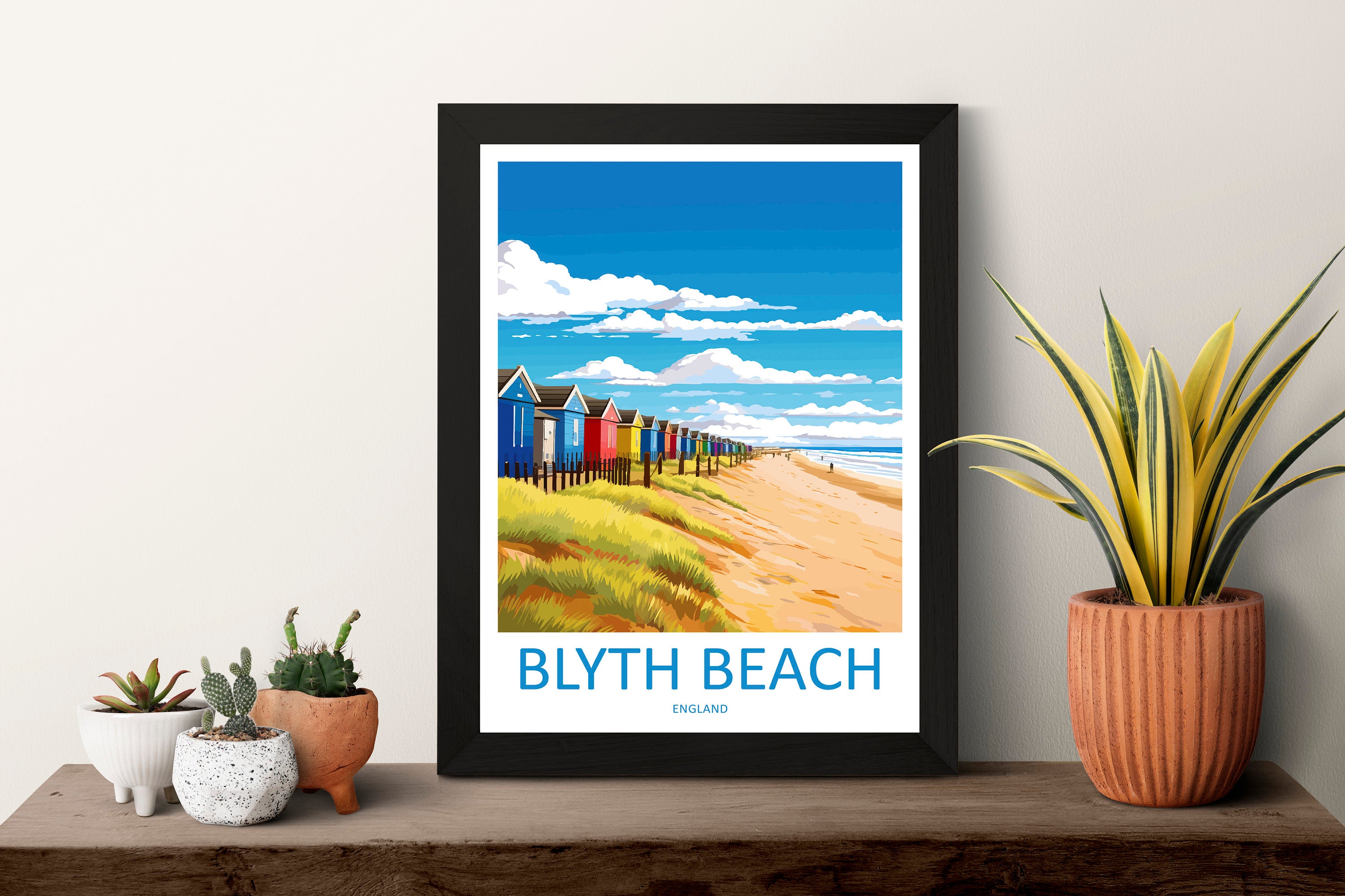 Blyth Travel Print Wall Art Blyth Wall Hanging Home Décor Blyth Gift Art Lovers England Art Lover Gift Print