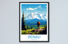 Denali National Park Travel Print Wall Art Denali National Park Wall Hanging Home Décor Denali National Park Gift Art Lovers