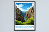 Black Canyon National Park Travel Print Wall Art Black Canyon Wall Hanging Home Décor Black Canyon Gift Art Lovers Colorado Art Lover Gift