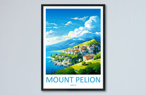 Mount Pelion Travel Print Wall Art Pelion Greece Wall Hanging Home Decoration PelionGift Art Lovers Wall Art Print Pelion Greece Wall Art