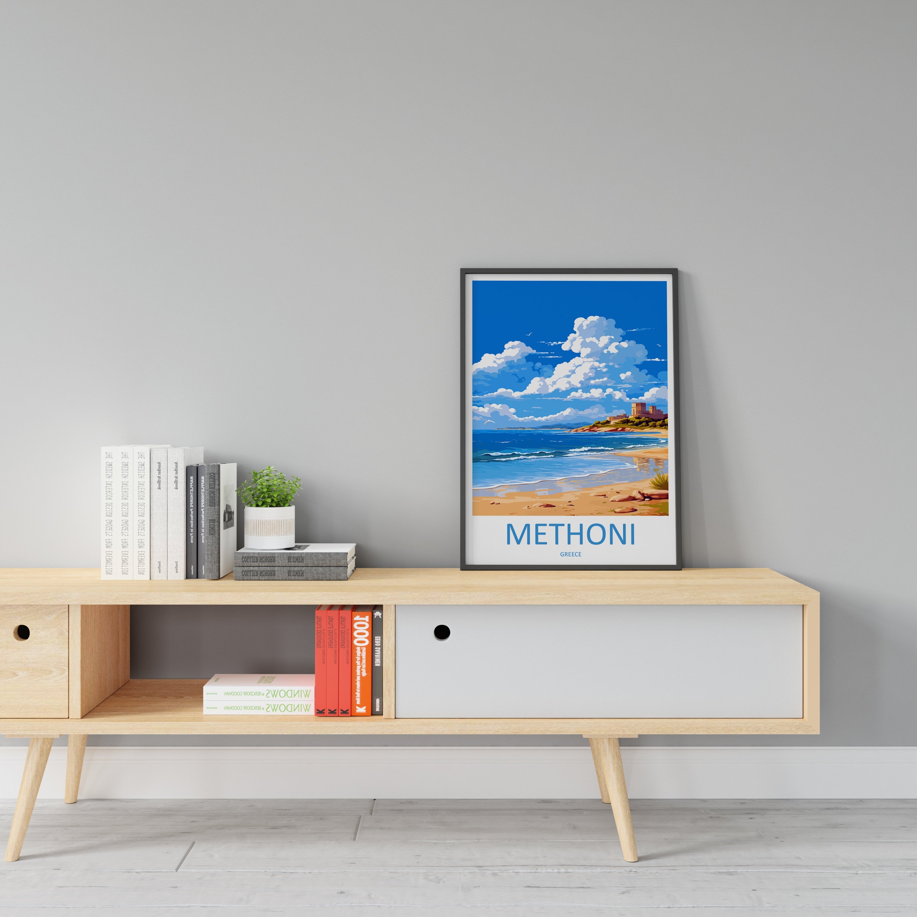 Methoni Travel Print Wall Art Methoni Greece Wall Hanging Home Decoration Methoni Gift Art Lovers Wall Art Print Methoni Greece Wall Art