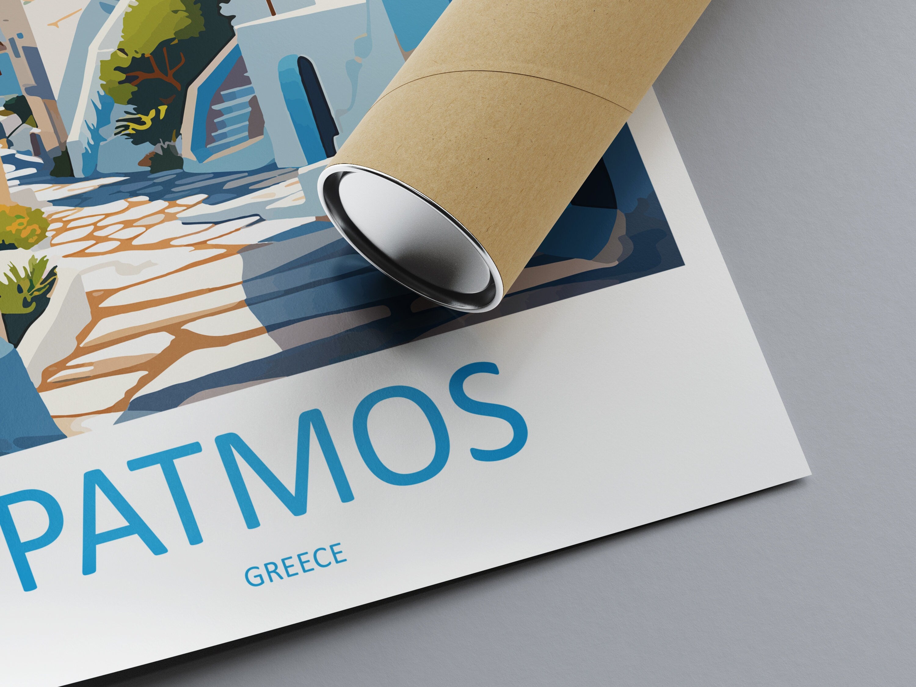 Patmos Travel Print Wall Art Patmos Greece Wall Hanging Home Decoration Patmos Gift Art Lovers Wall Art Print Patmos Greek Print Art Patmos