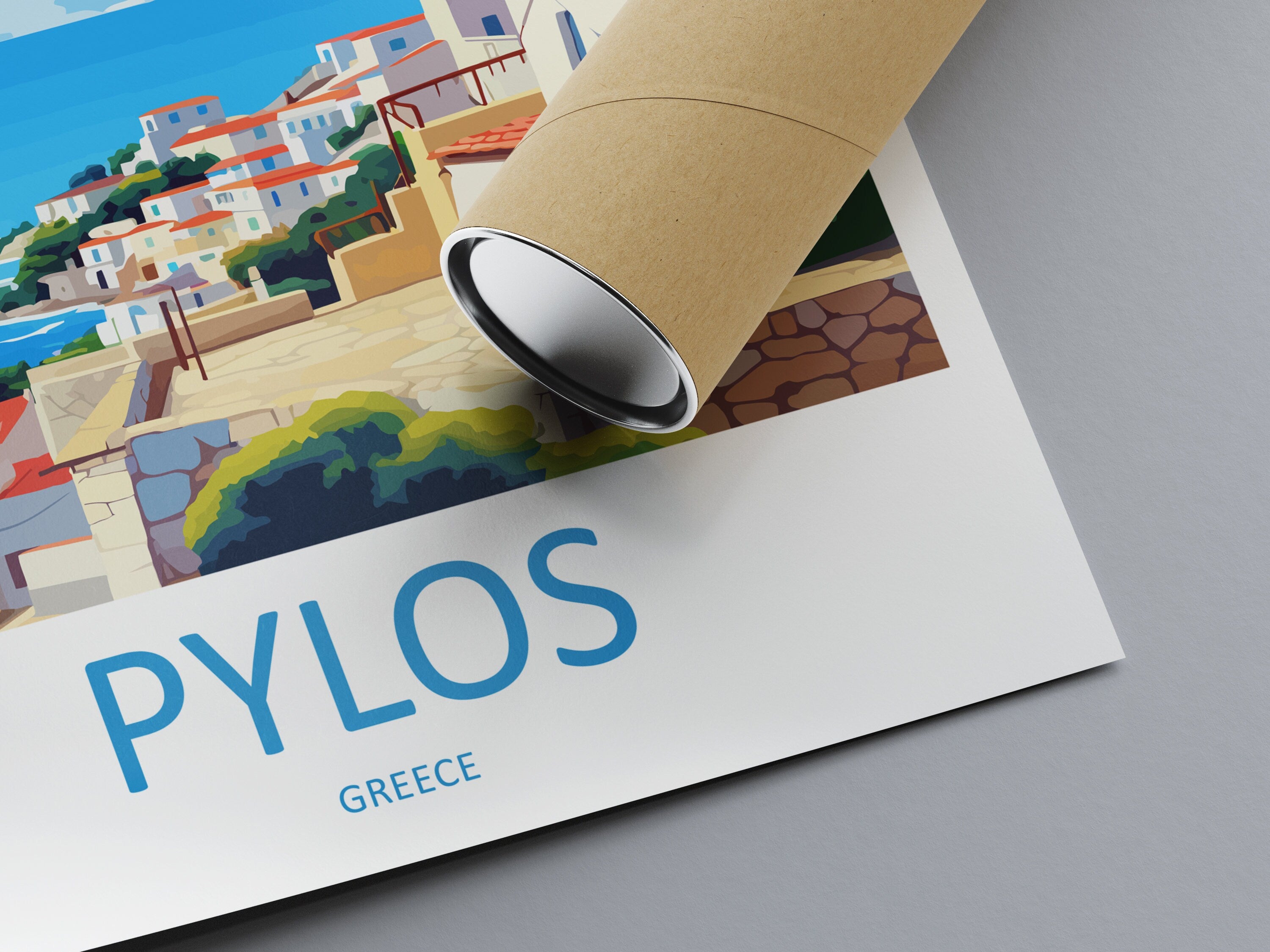 Pylos Travel Print Wall Art Pylos Wall Hanging Home Decoration Pylos Gift Art Lovers Wall Art Print Pylos Print