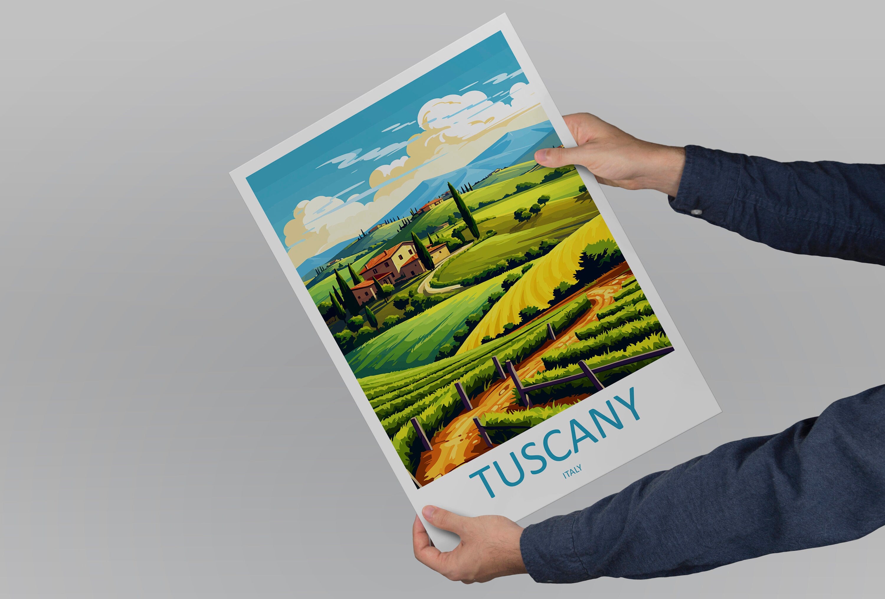 Tuscany Travel Print Wall Art Tuscany Italy Wall Hanging Home Decoration Tuscany Gift Art Lovers Wall Art Print Tuscany Italy Art Tuscany