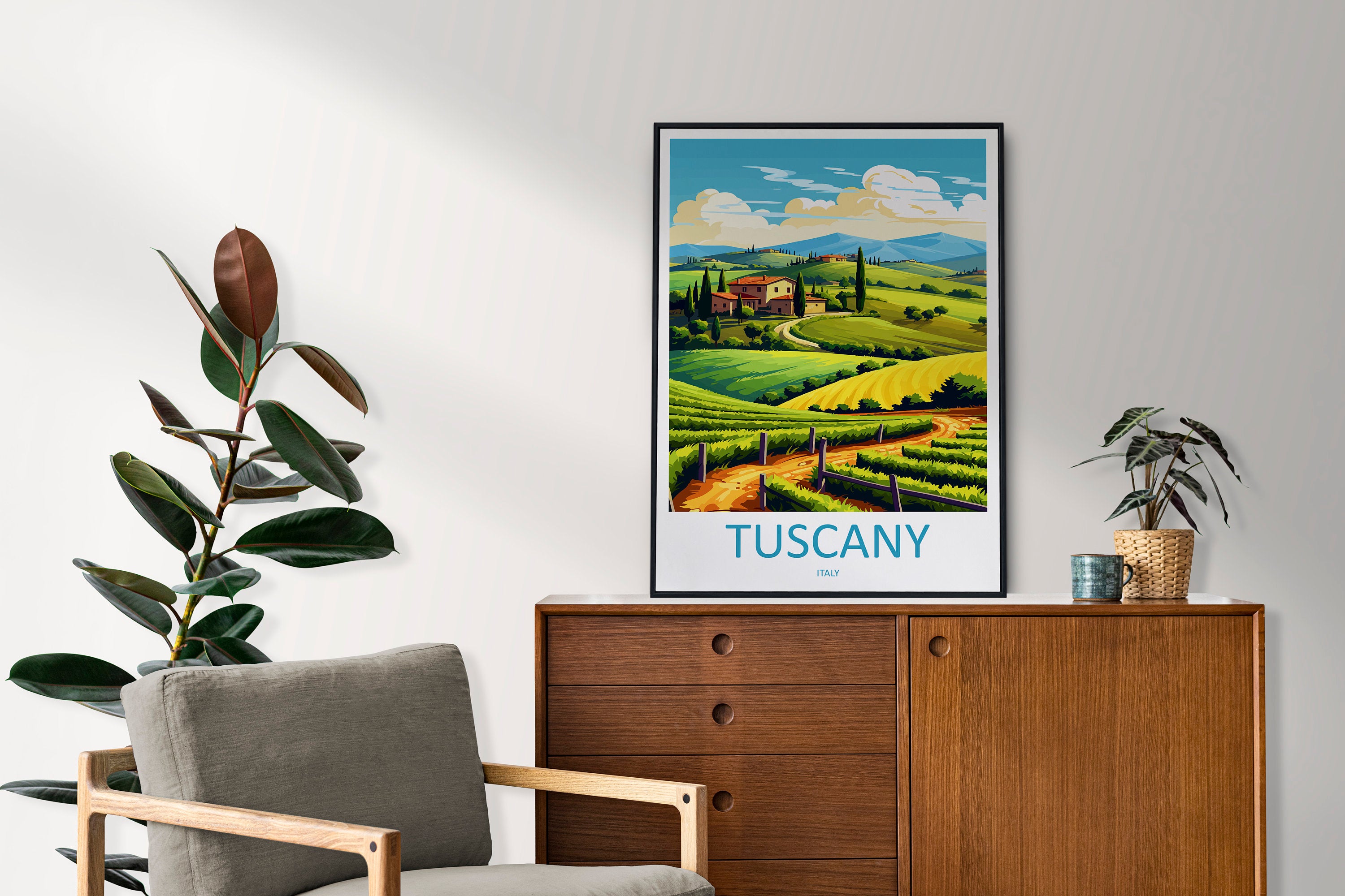 Tuscany Travel Print Wall Art Tuscany Italy Wall Hanging Home Decoration Tuscany Gift Art Lovers Wall Art Print Tuscany Italy Art Tuscany