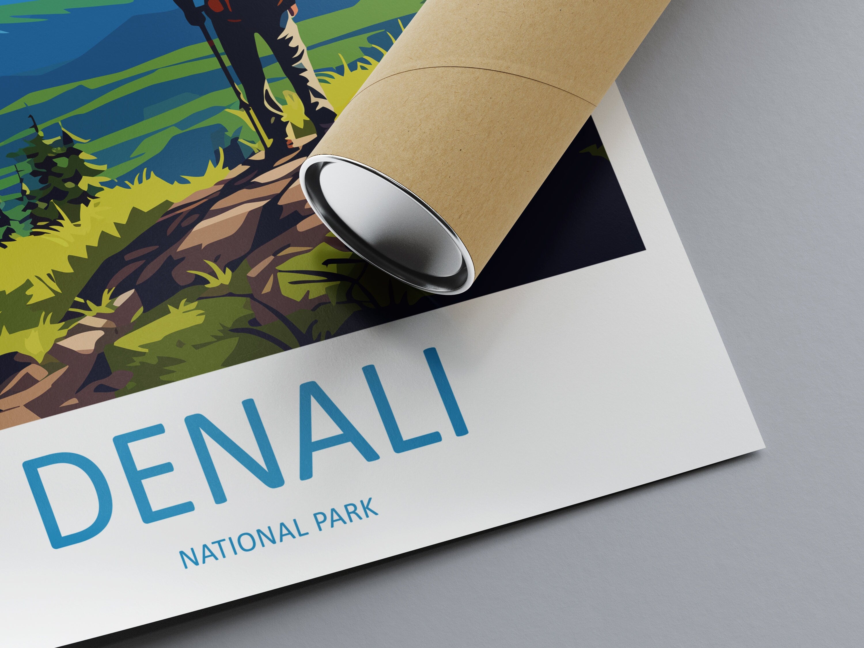 Denali National Park Travel Print Wall Art Denali National Park Wall Hanging Home Décor Denali National Park Gift Art Lovers