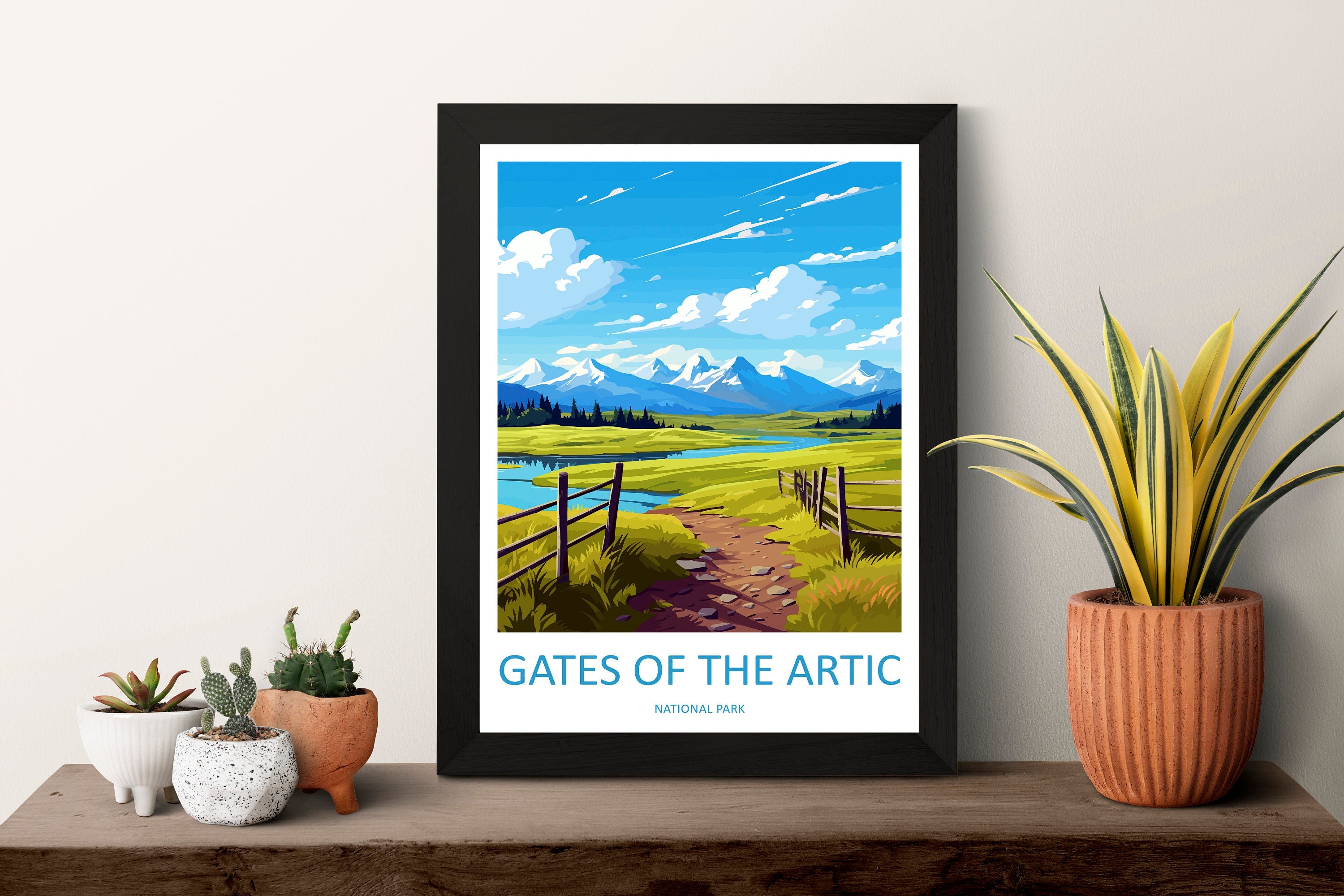 Gate of The Arctic National Park Travel Print Wall Art Gate of The Arctic National Park Wall Hanging Home Décor Gate of The Arctic Park