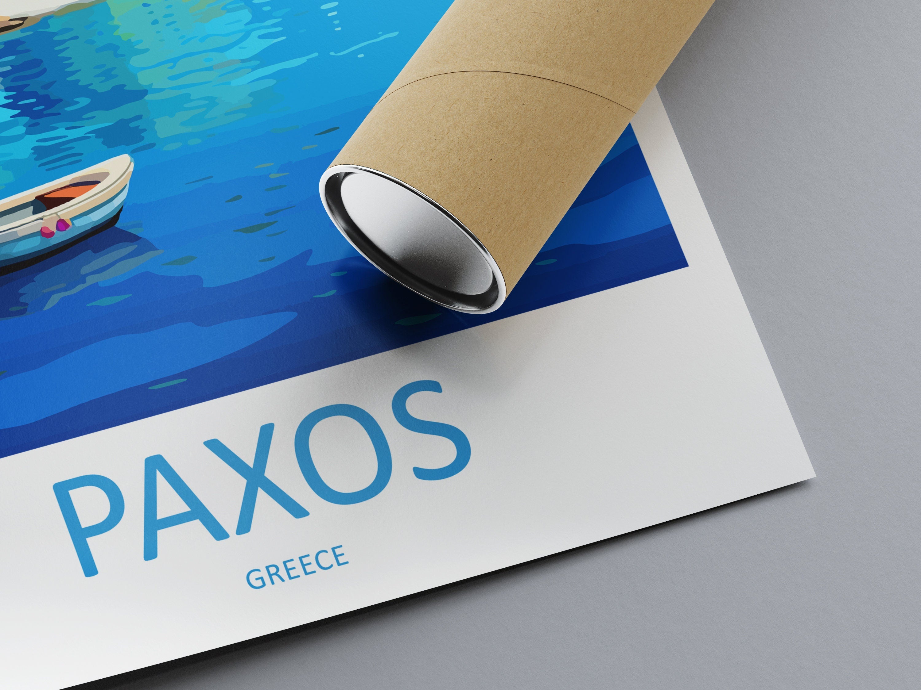 Paxos Travel Print Wall Art Paxos Greece Wall Hanging Home Decoration Paxos Gift Art Lovers Wall Art Print Paxos Greece Wall Art