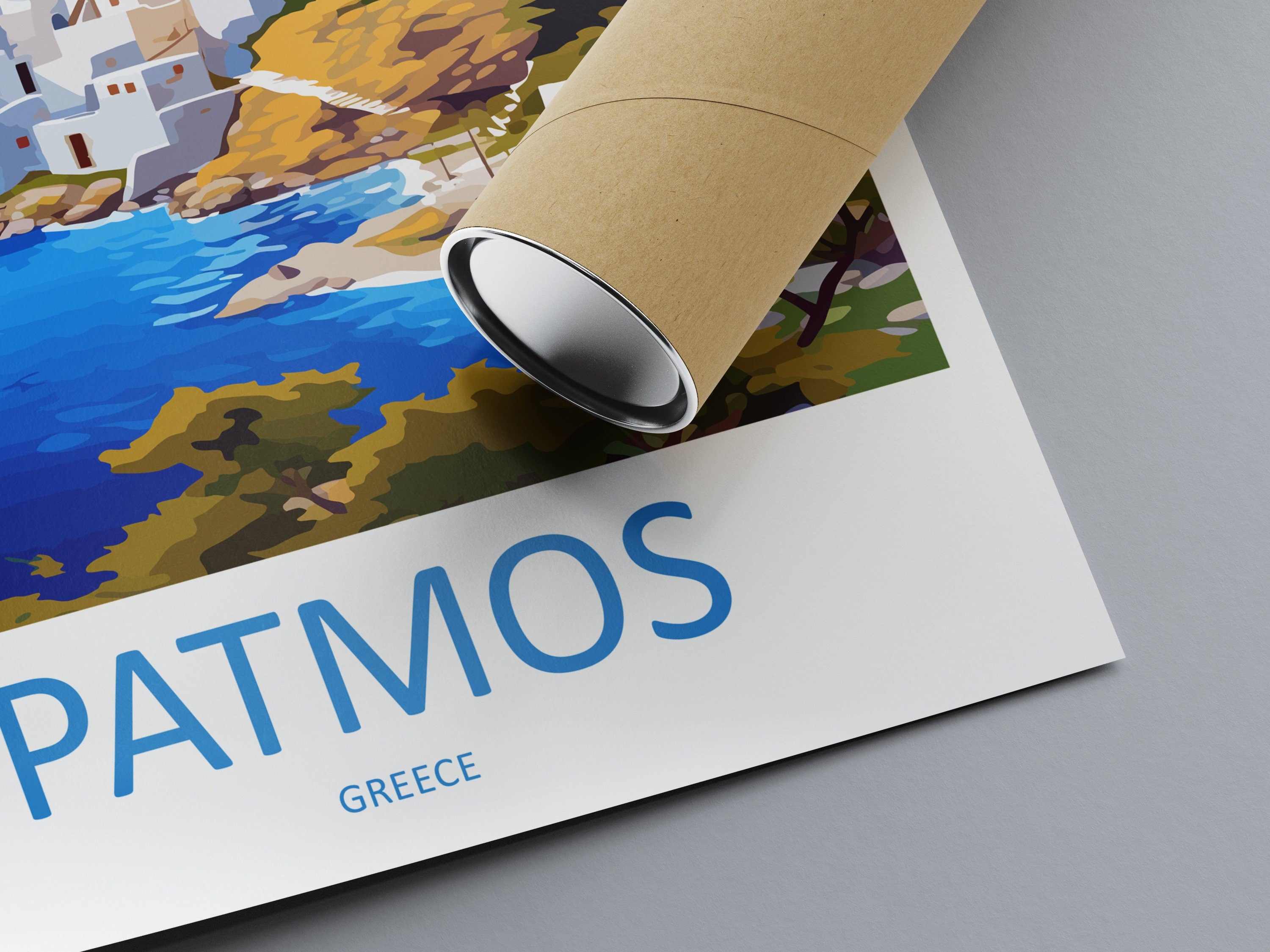 Patmos Travel Print Wall Art Patmos Greece Wall Hanging Home Decoration Patmos Gift Art Lovers Wall Art Print Patmos Greek Print Art Patmos