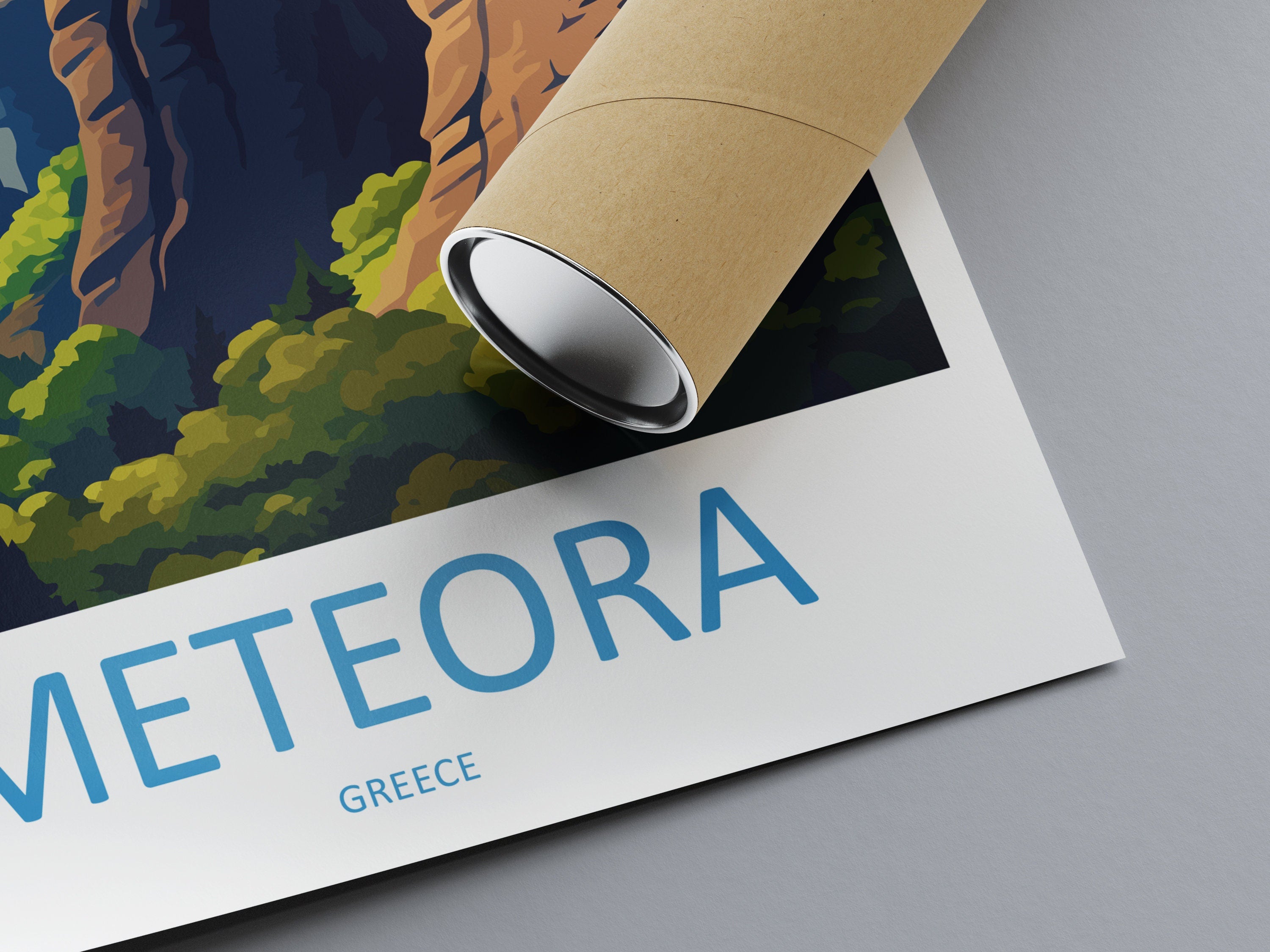 Meteora Travel Print Wall Art Meteora Greece Wall Hanging Home Decoration Meteora Gift Art Lovers Wall Art Print Meteora Wall Décor Greece