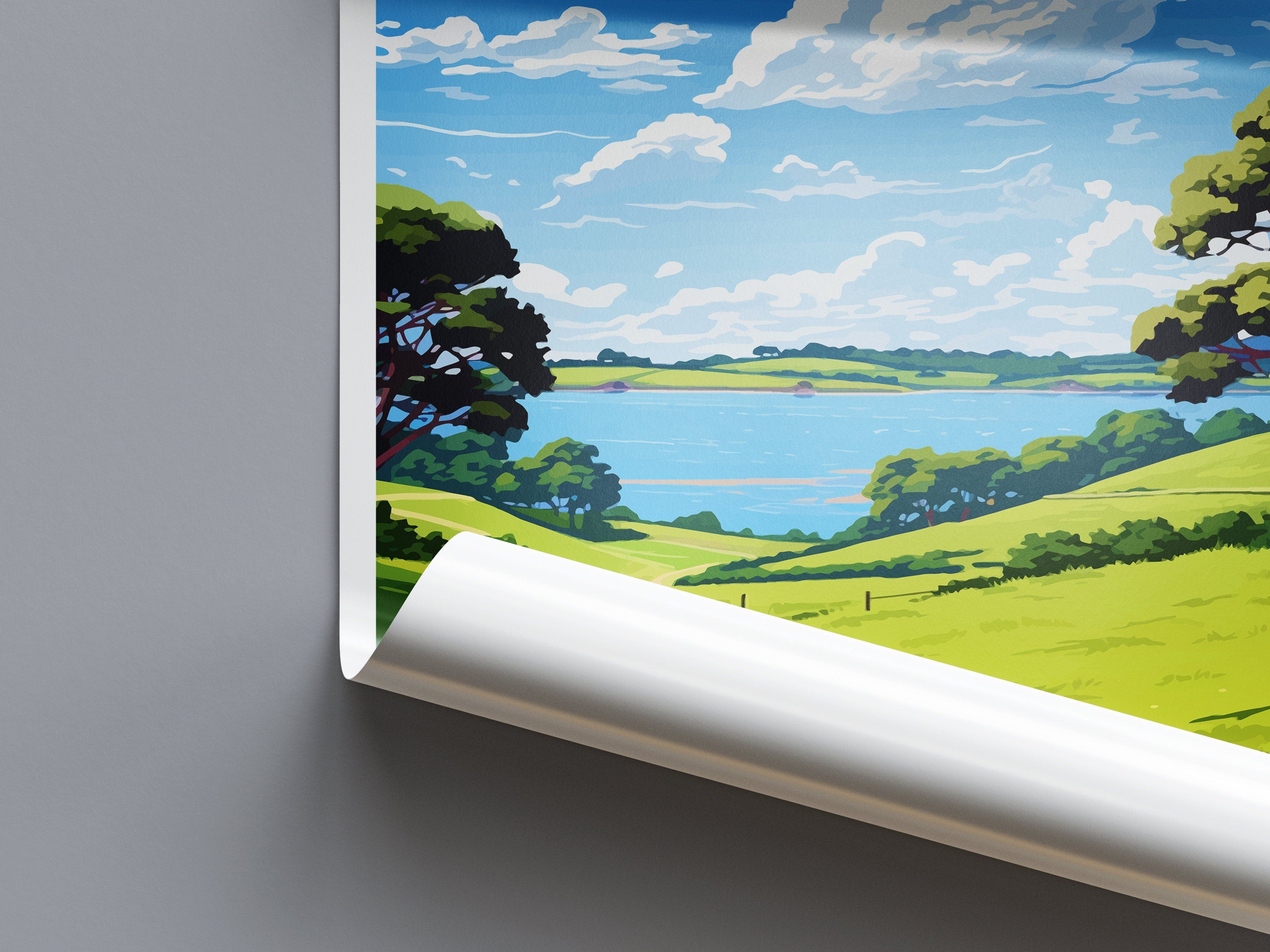 Mount Edgcumbe Country Park Travel Print Wall Art Mount Edgcumbe Wall Hanging Home Décor Mount Edgcumbe Gift Art Lovers Cornwall Art Lover