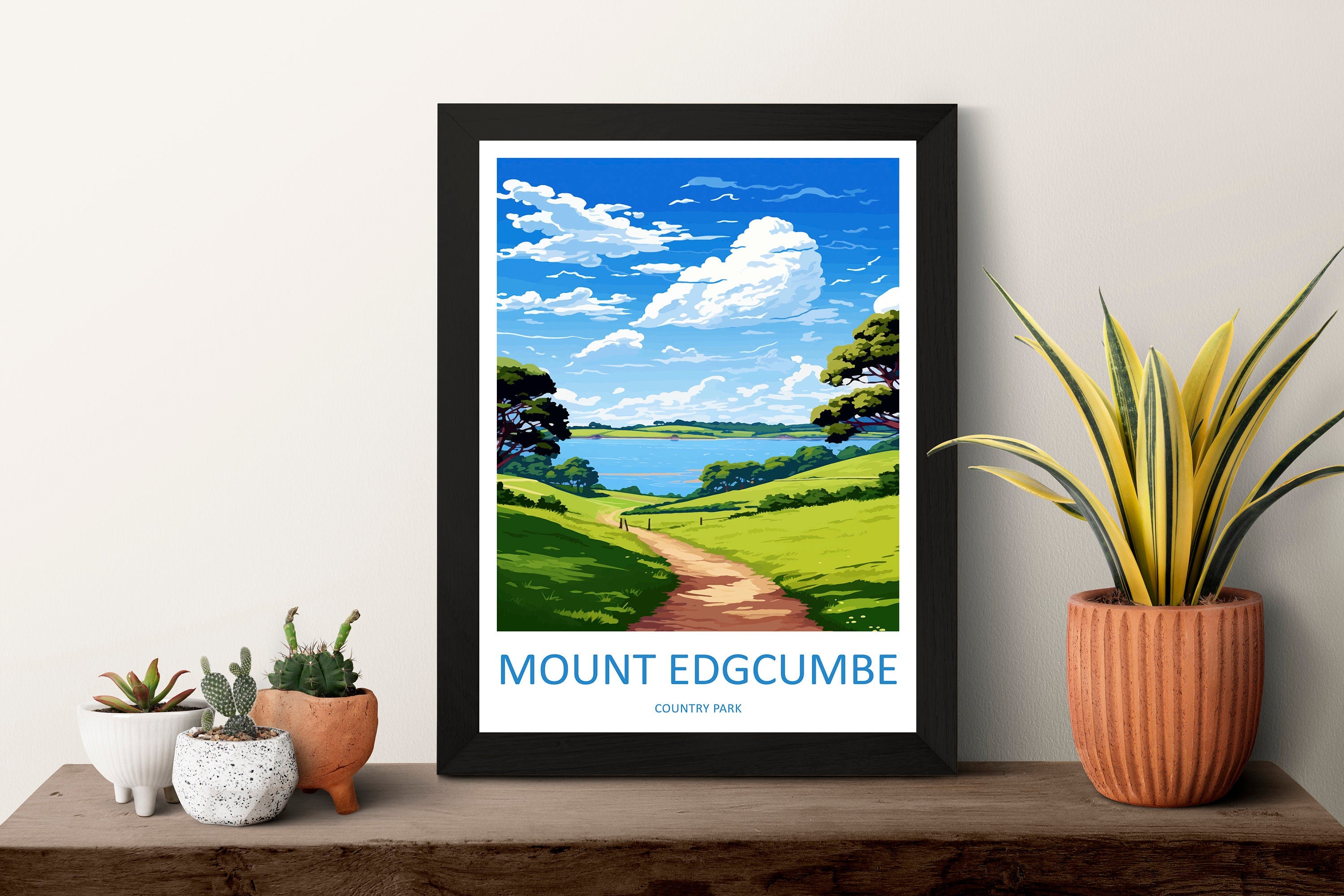 Mount Edgcumbe Country Park Travel Print Wall Art Mount Edgcumbe Wall Hanging Home Décor Mount Edgcumbe Gift Art Lovers Cornwall Art Lover