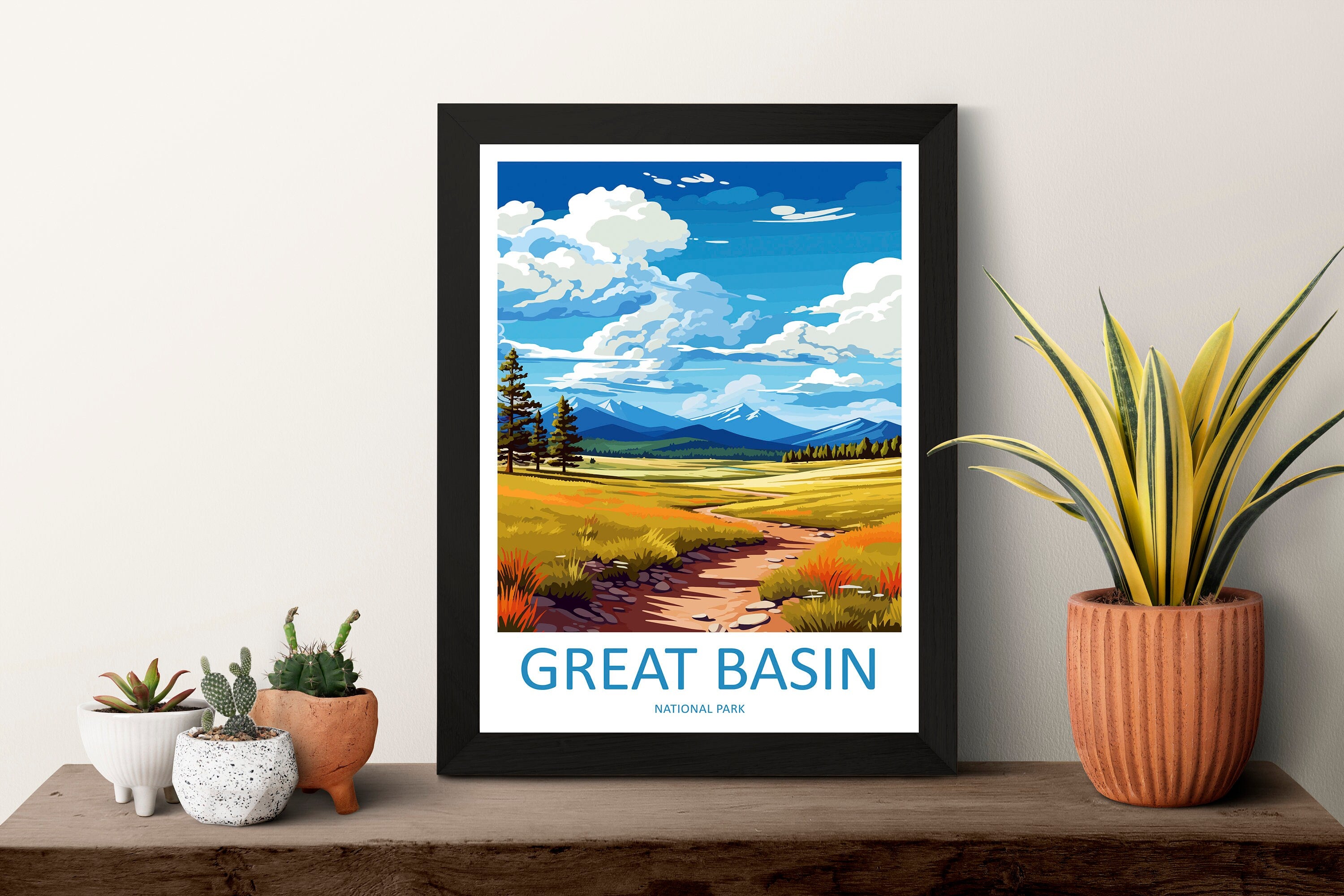 Great Basin National Park Travel Print Wall Art Great Basin National Park Wall Hanging Home Décor Great Basin National Park Gift Art