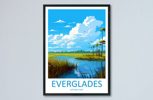 Everglades National Park Travel Print Wall Art Everglades National Park Wall Hanging Home Décor Everglades National Park Gift Art Lovers