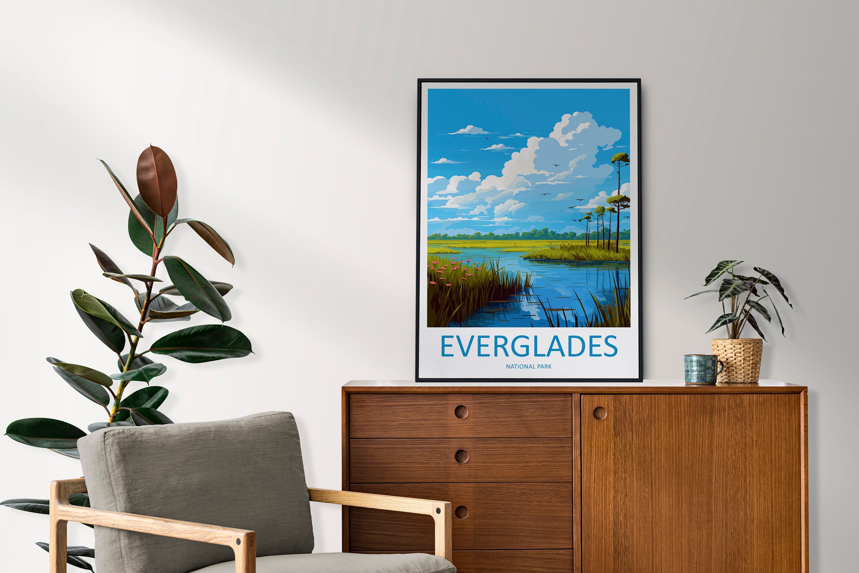 Everglades National Park Travel Print Wall Art Everglades National Park Wall Hanging Home Décor Everglades National Park Gift Art Lovers