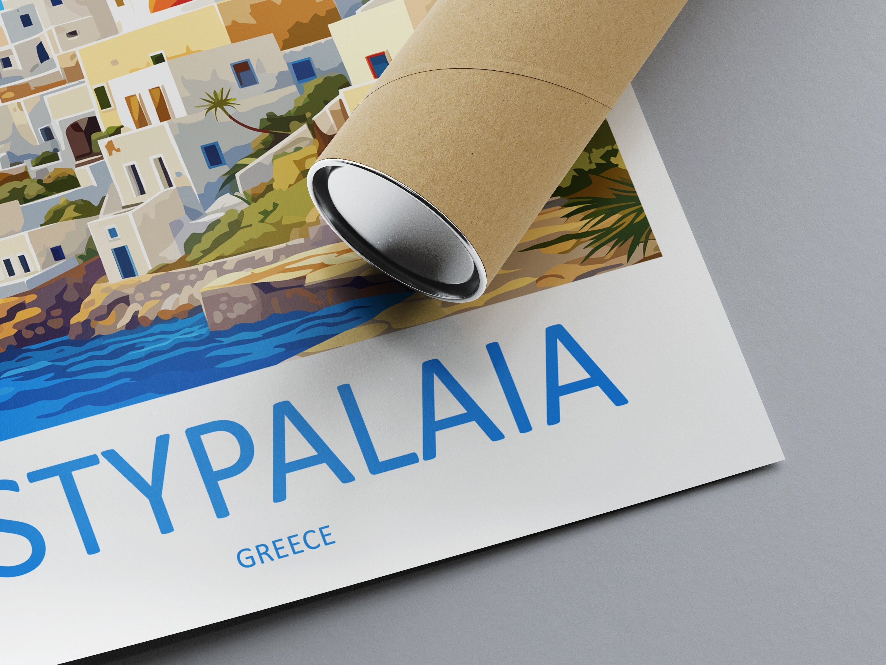 Astypalaia Travel Print Wall Art Astypalaia Wall Hanging Home Decoration Astypalaia Gift Art Lovers Wall Art Print Greece