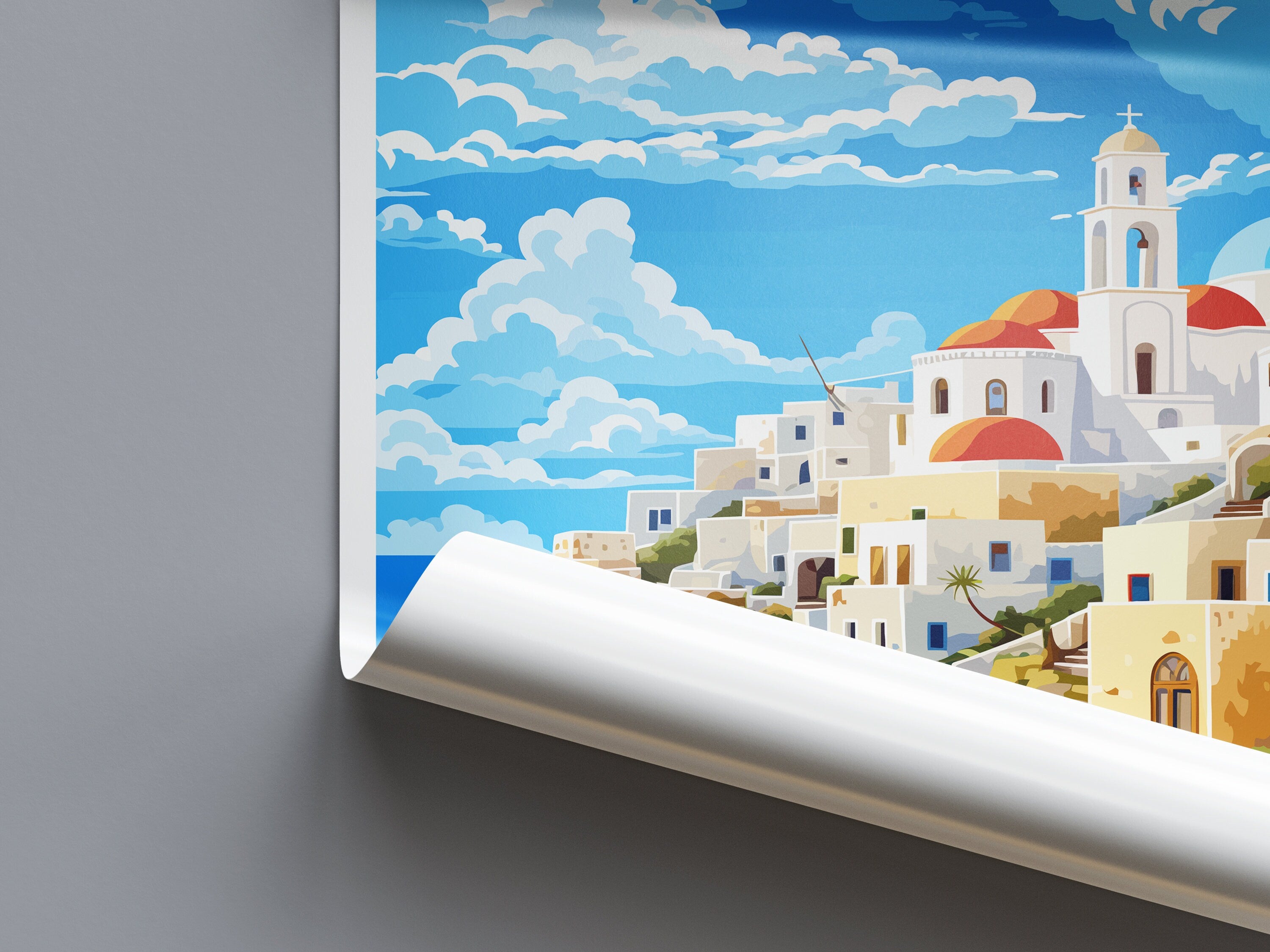 Astypalaia Travel Print Wall Art Astypalaia Wall Hanging Home Decoration Astypalaia Gift Art Lovers Wall Art Print Greece